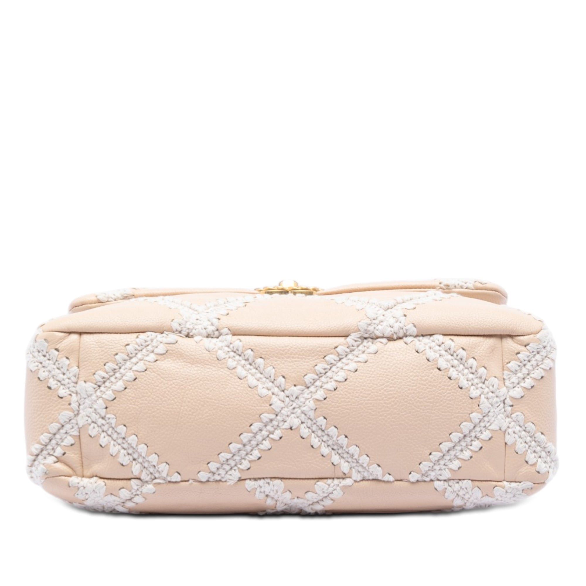 Chanel Large Crochet Calfskin 19 Flap Size ONE SIZE - 3 Thumbnail
