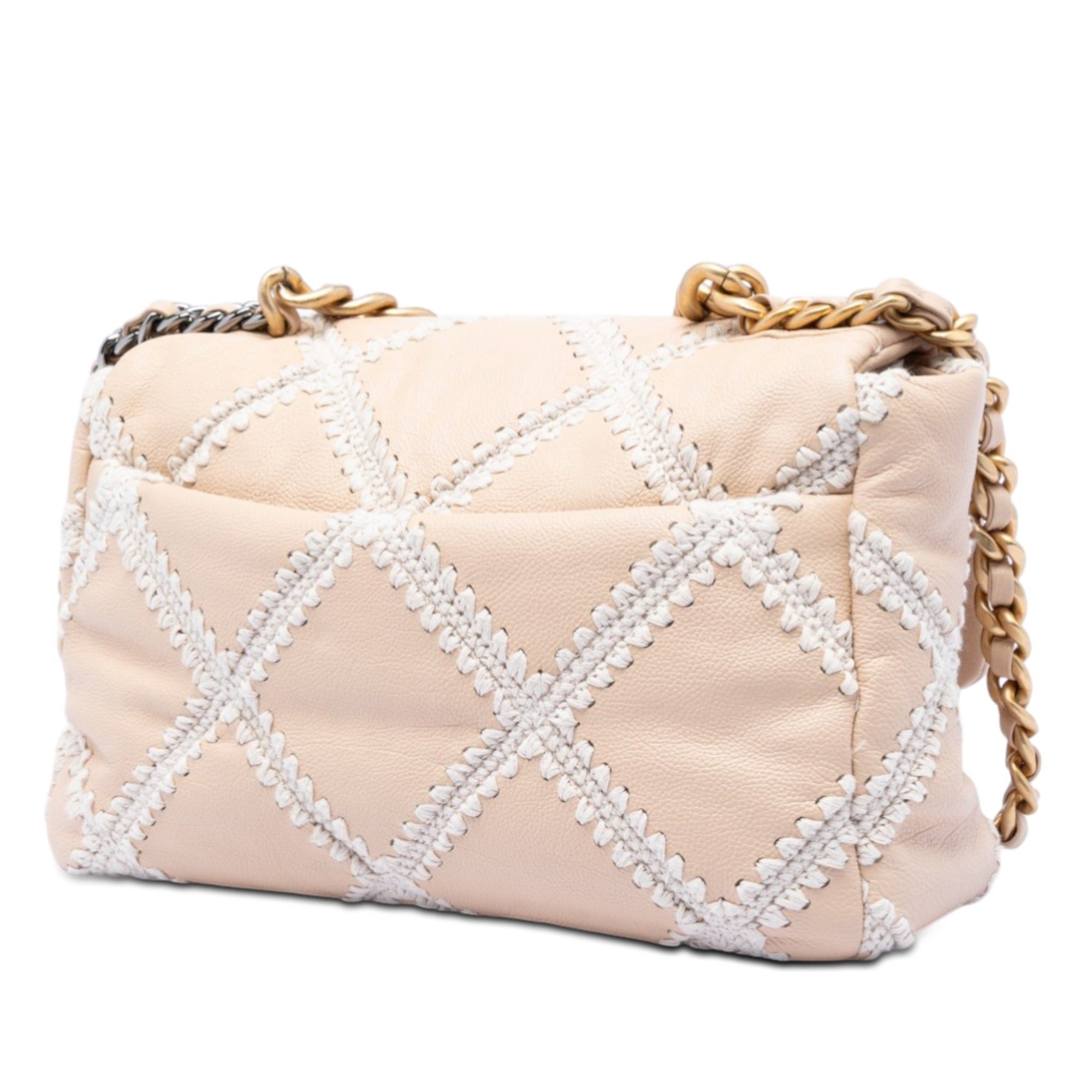 Chanel Large Crochet Calfskin 19 Flap Size ONE SIZE - 2 Thumbnail