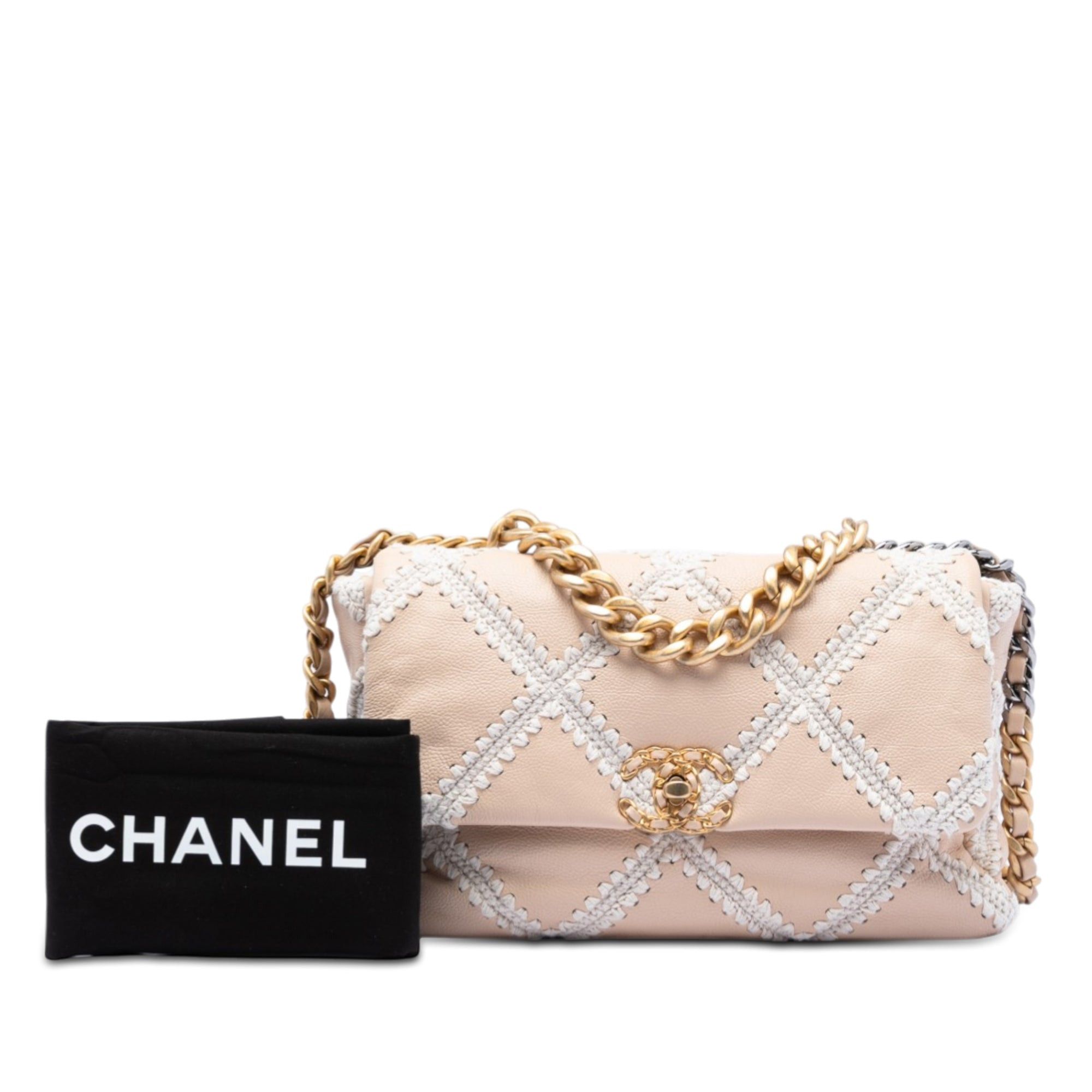 Chanel Large Crochet Calfskin 19 Flap Size ONE SIZE - 8 Thumbnail
