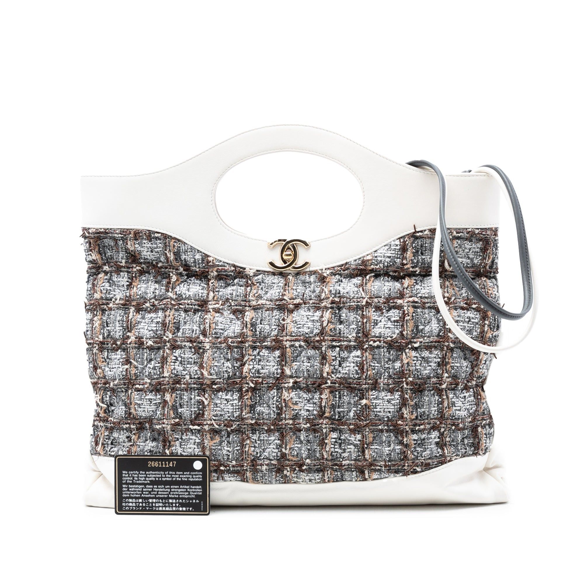 Chanel Large Tweed 31 Shopping Bag Size ONE SIZE - 8 Thumbnail