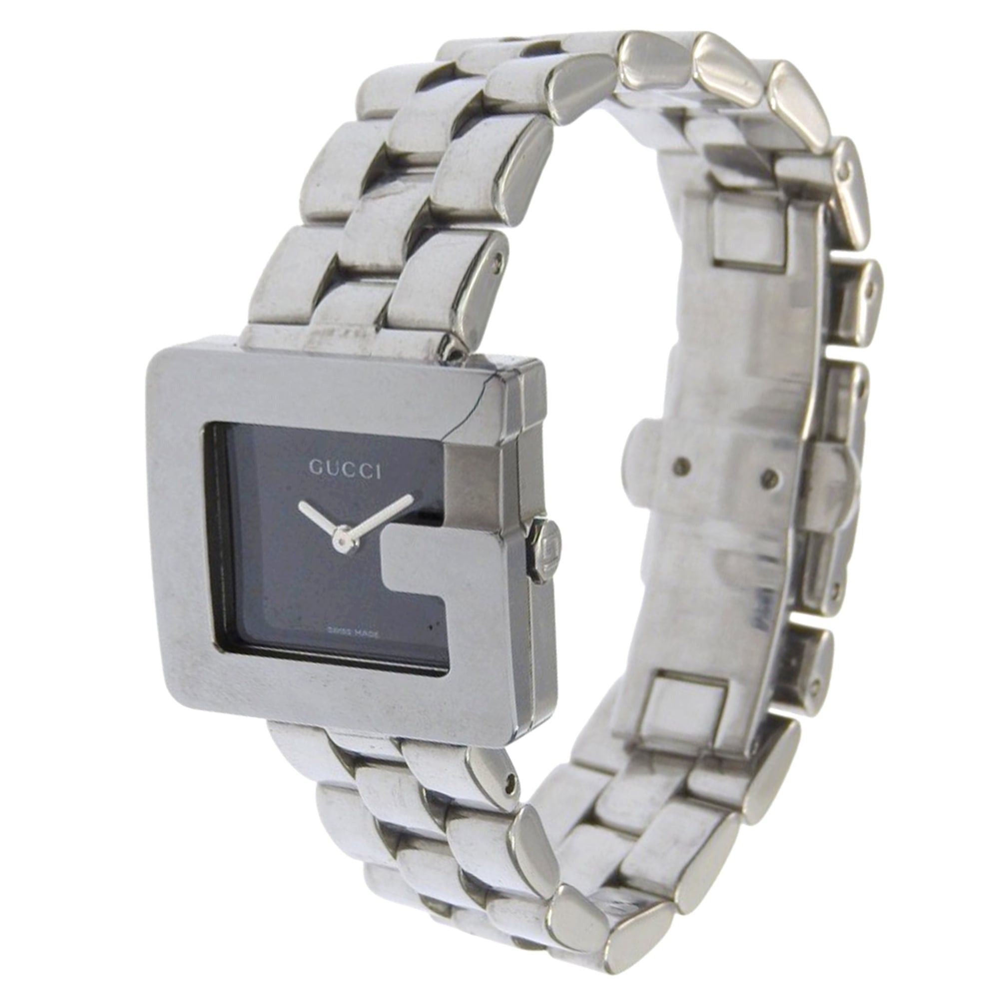 Gucci Gucci 3600L Stainless Steel Quartz Analog Watch, Black Dial, Women's Size ONE SIZE - 2 Thumbnail