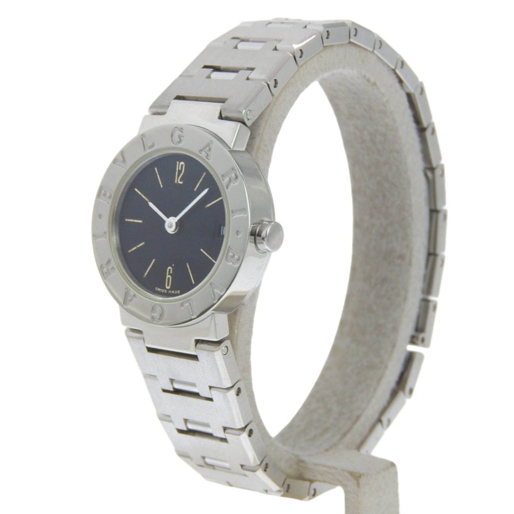 Bvlgari Bvlgari Watch BB23SS Stainless Steel Quartz Analog Black Dial Women's Size ONE SIZE - 2 Thumbnail