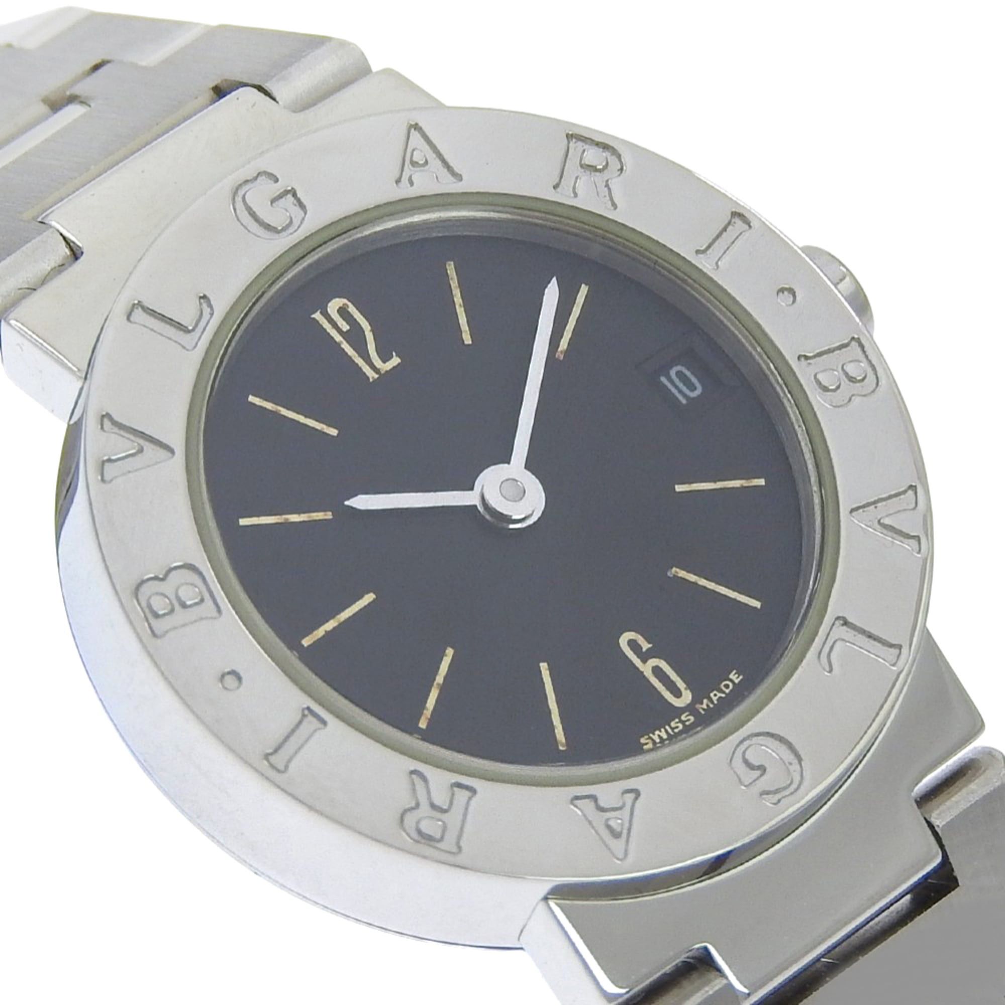 Bvlgari Bvlgari Watch BB23SS Stainless Steel Quartz Analog Black Dial Women's Size ONE SIZE - 3 Thumbnail