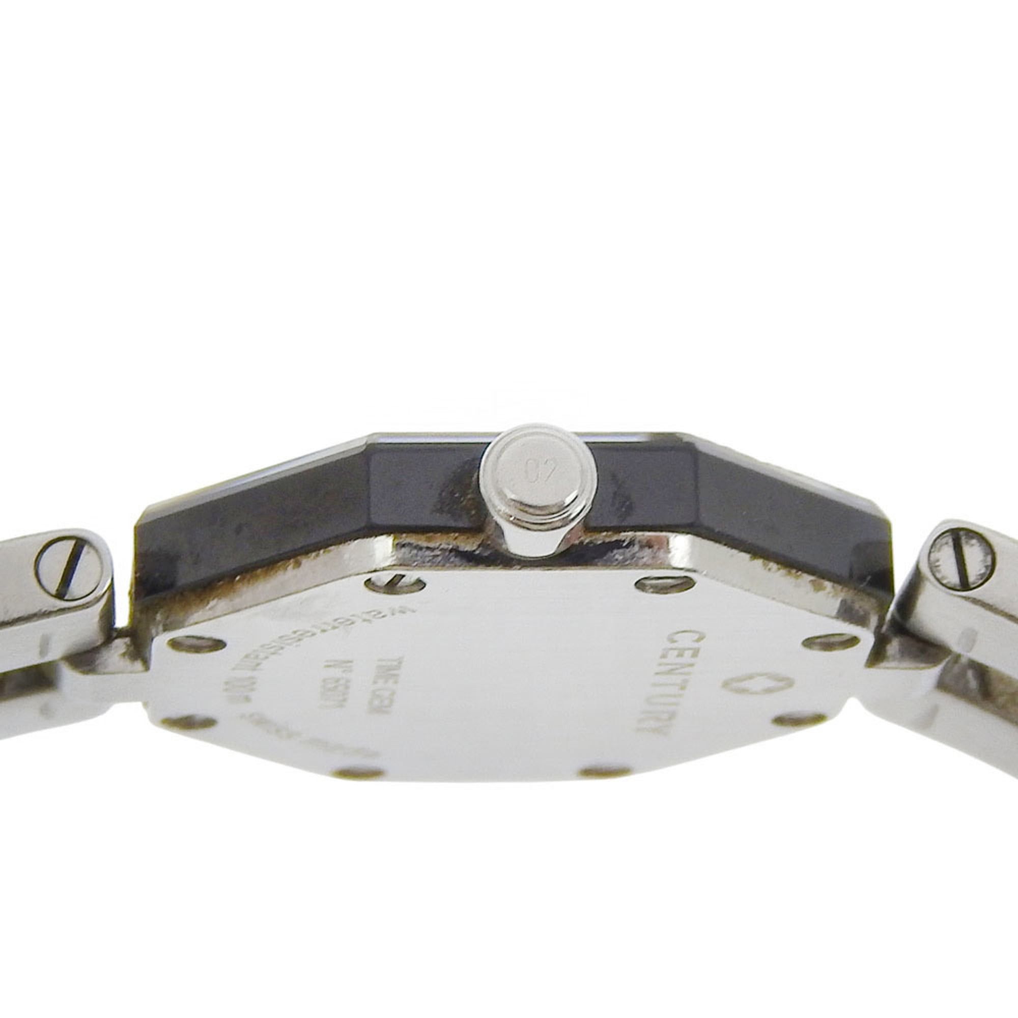 Other Century Time Gem Women's Watch, 1-Diamond, Stainless Steel, Quartz, Analog, White Mother-of-Pearl Dial Size ONE SIZE - 6 Thumbnail