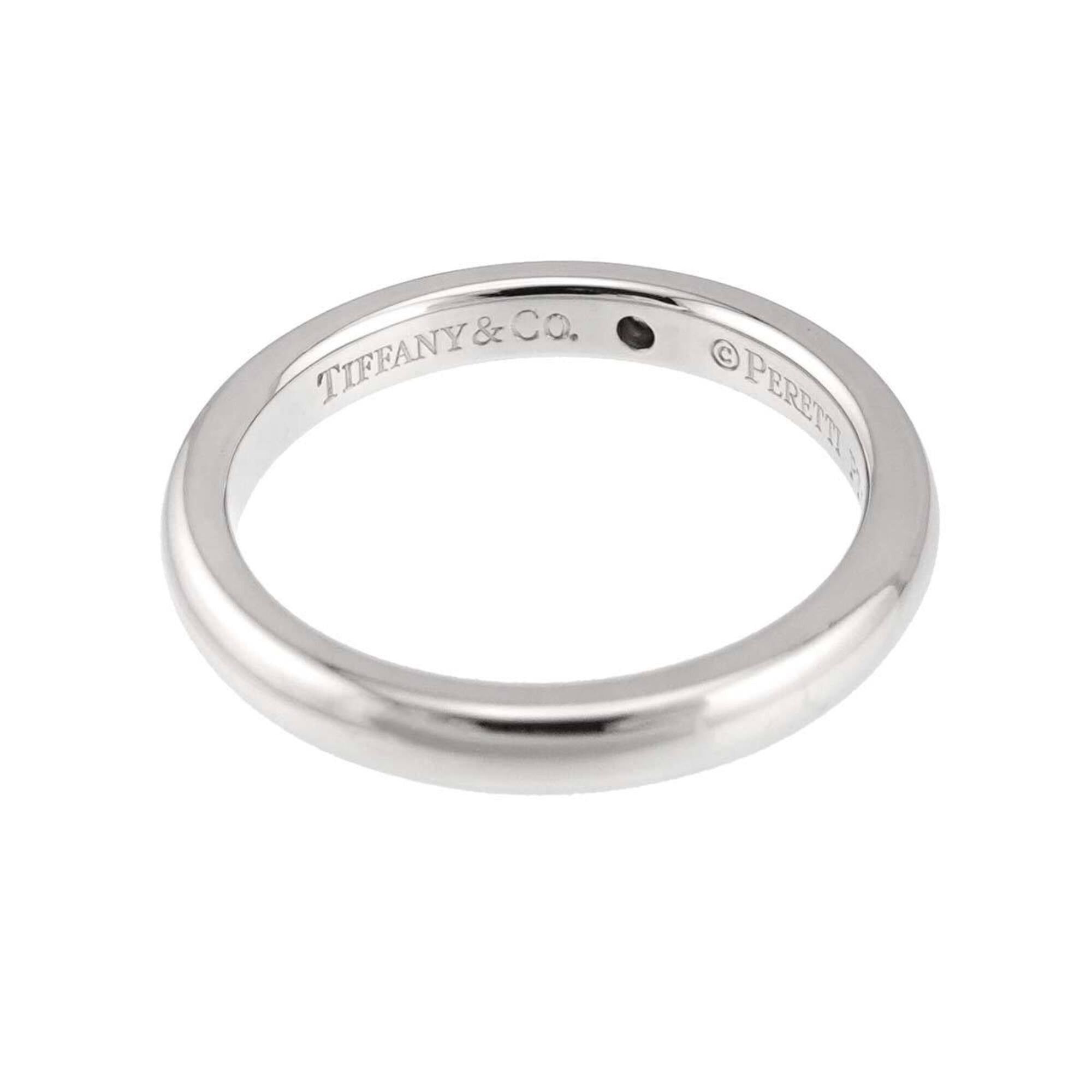 Tiffany & Co. Tiffany & Co. Stacking Band Ring with 1 Diamond, Platinum. Size ONE SIZE - 3 Thumbnail