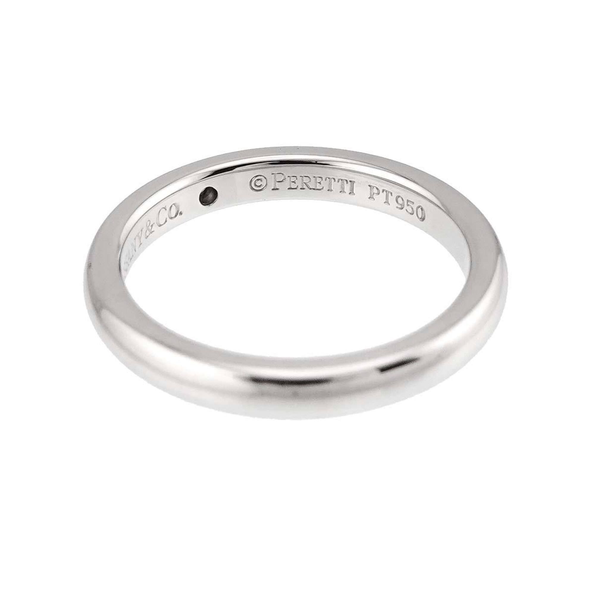 Tiffany & Co. Tiffany & Co. Stacking Band Ring with 1 Diamond, Platinum. Size ONE SIZE - 4 Thumbnail