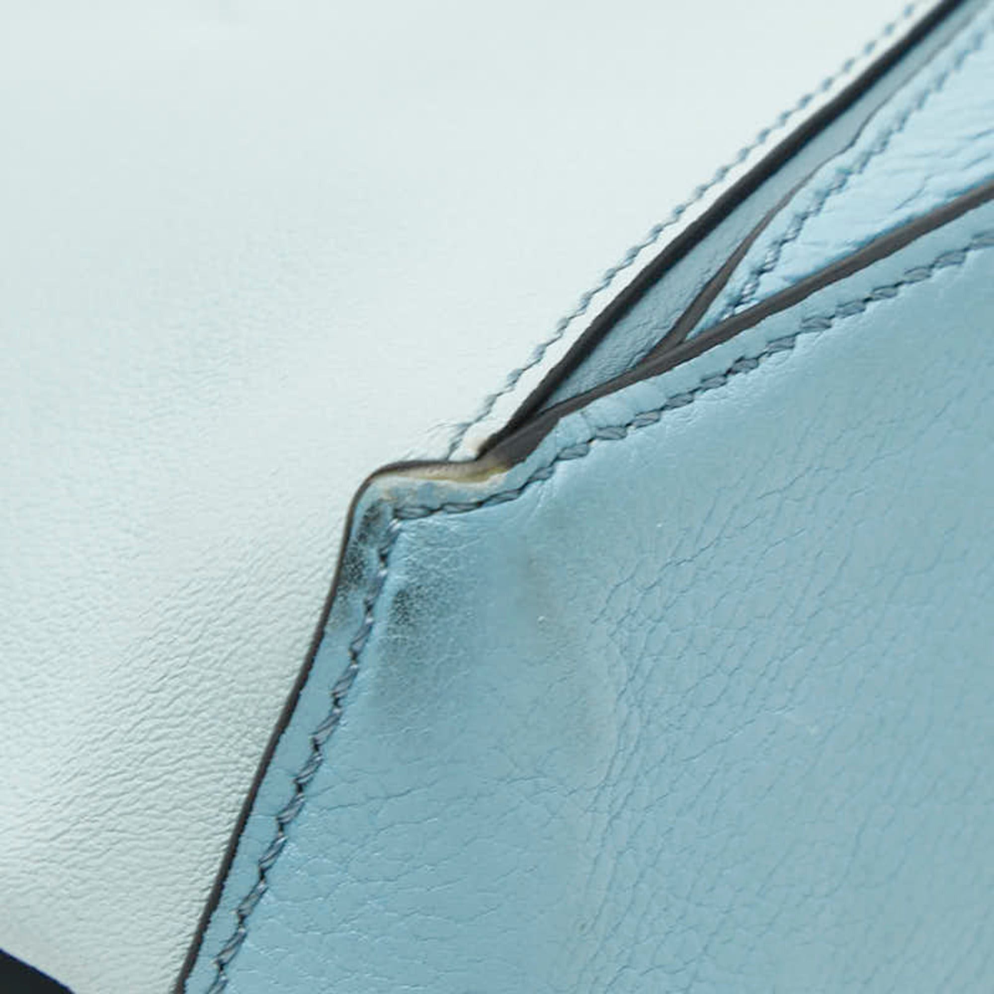 Loewe Loewe Anagram Puzzle Shoulder Bag, Blue Leather, Women's LOEWE Size ONE SIZE - 5 Thumbnail