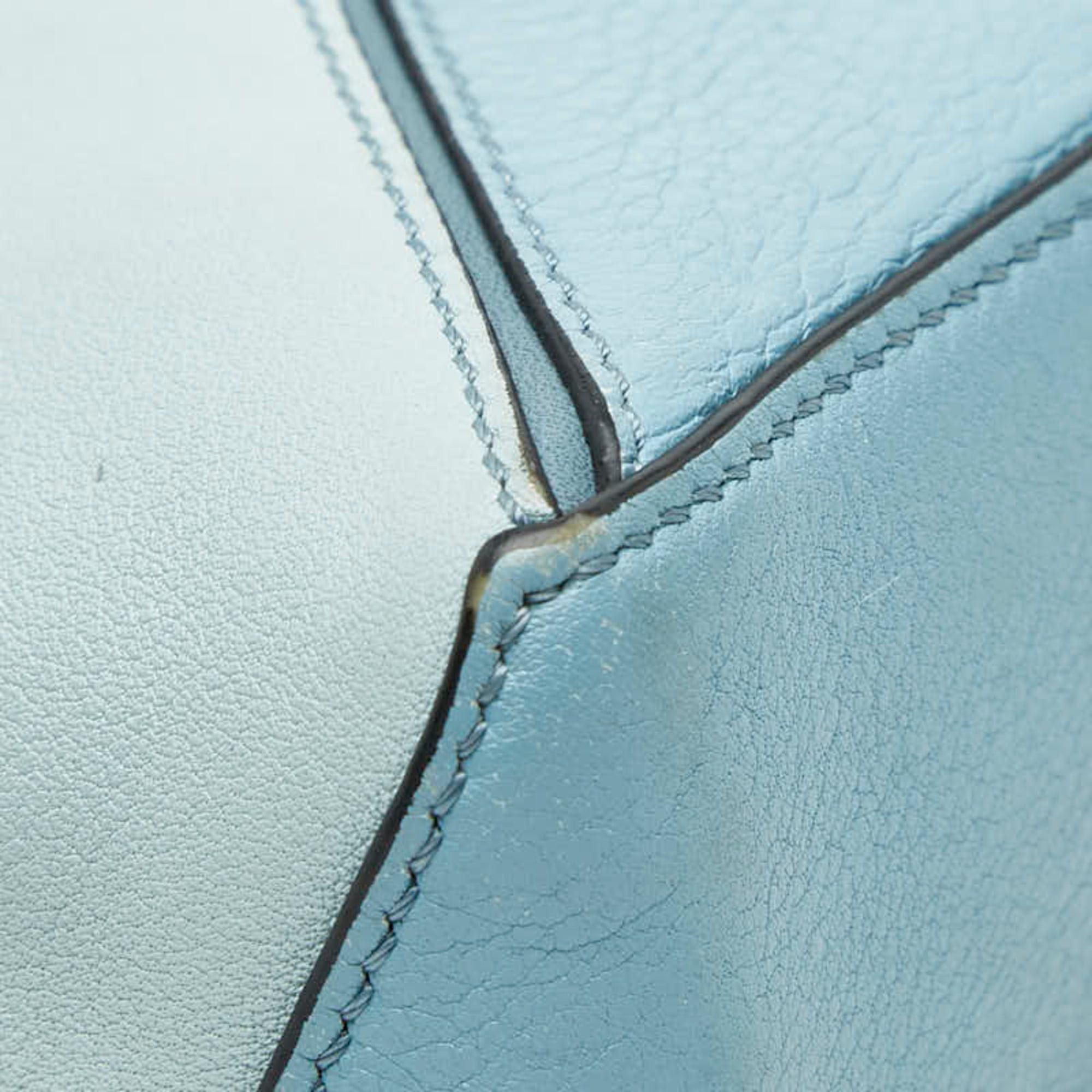 Loewe Loewe Anagram Puzzle Shoulder Bag, Blue Leather, Women's LOEWE Size ONE SIZE - 7 Thumbnail