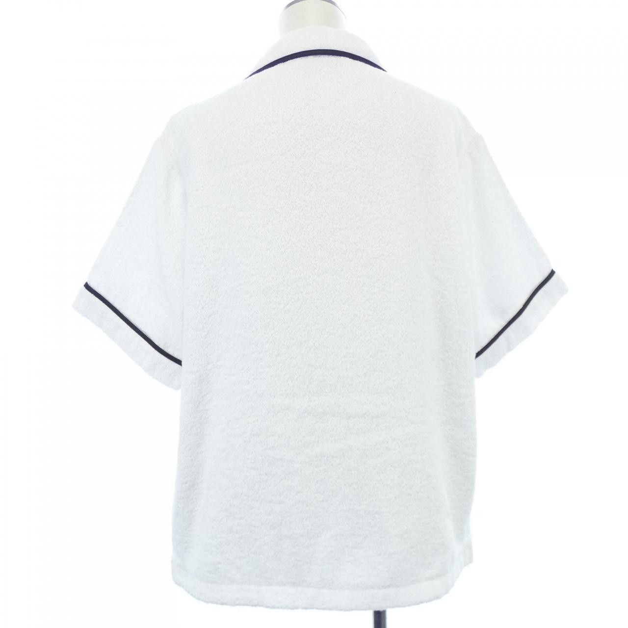 Prada Prada Prada Short Sleeve Shirt Textile Tops SC559S2121ZR3 DUTY FREE for USA Size ONE SIZE - 2 Thumbnail