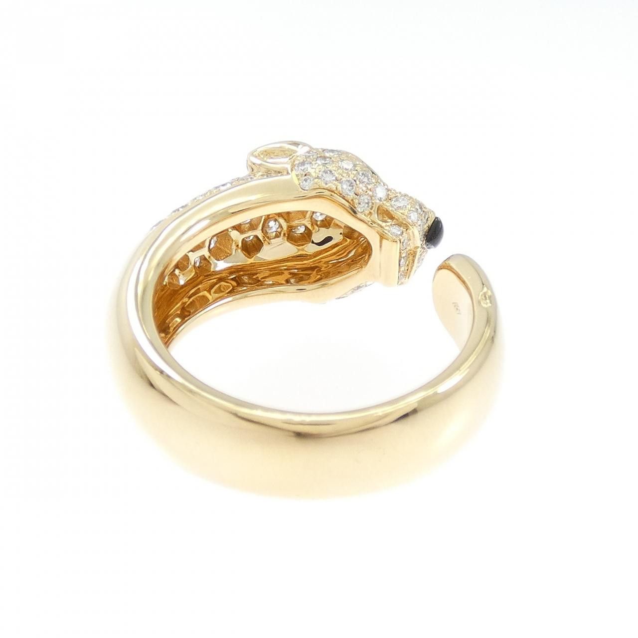 Cartier Cartier Cartier Panthere 750 Yellow Gold Ring Size 16 Precious Metal Ring DUTY FREE for USA Size ONE SIZE - 3 Thumbnail