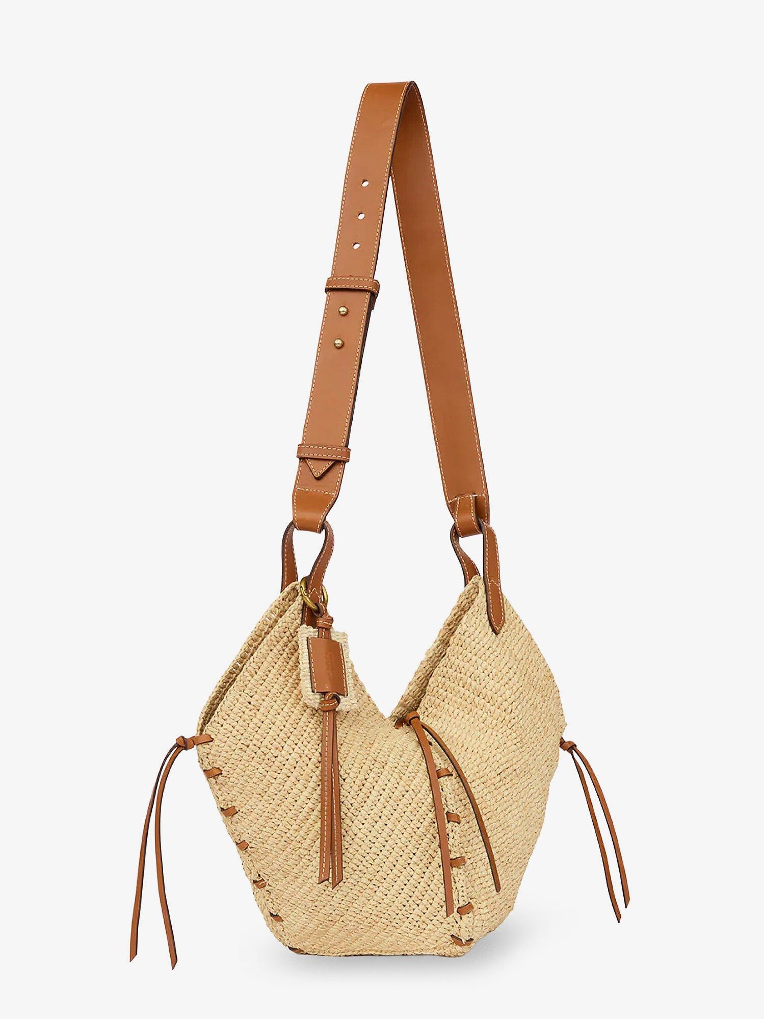 Isabel Marant Losange Raffia Shoulder Bag Size ONE SIZE - 3 Thumbnail