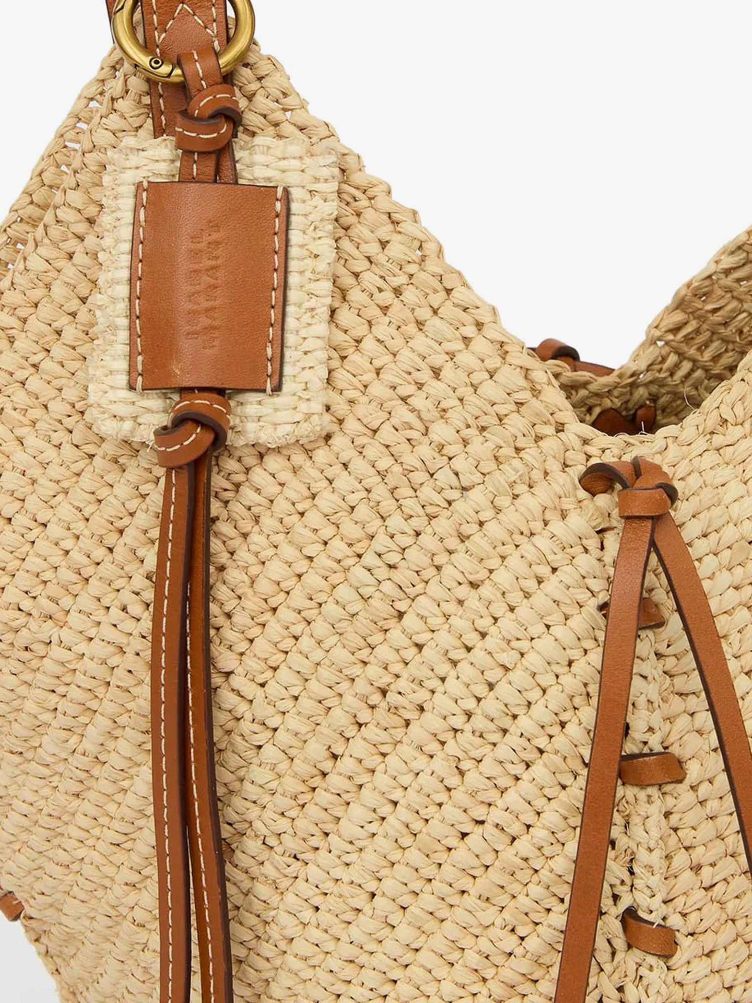 Isabel Marant Losange Raffia Shoulder Bag Size ONE SIZE - 4 Thumbnail