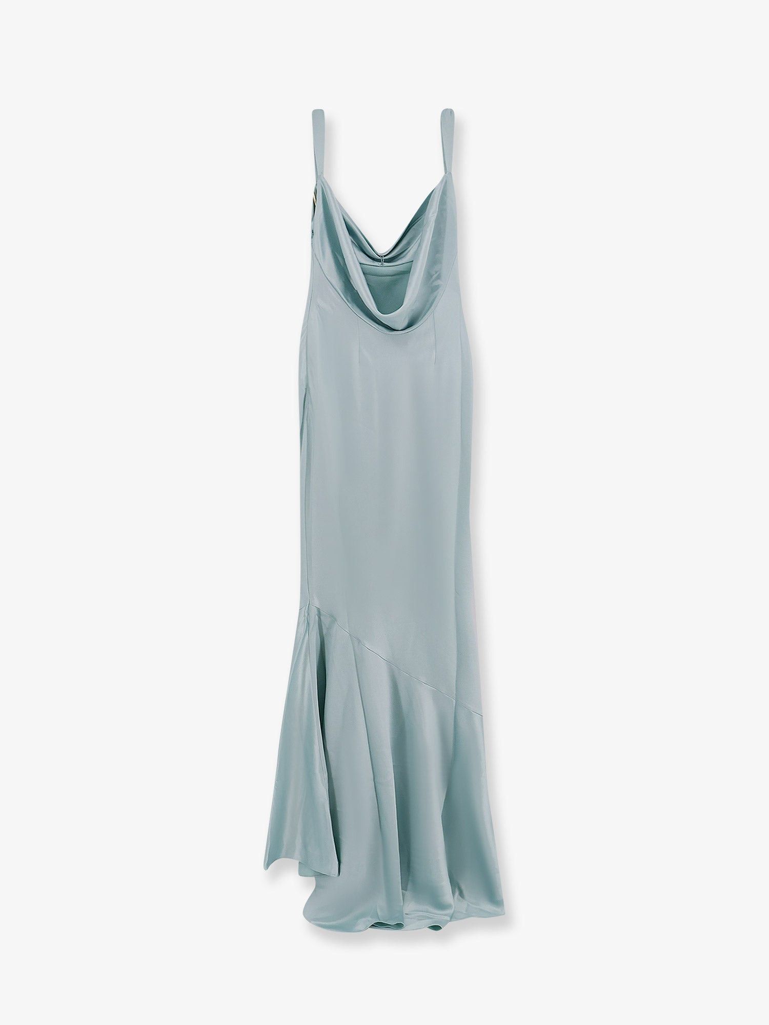 Retrofete Satin Vinica Dress Size L / US 10 / IT 46 - 3 Thumbnail