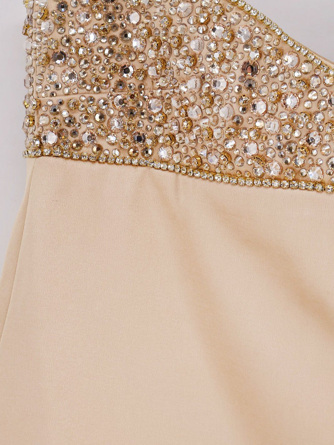 Retrofete Shyla Satin Dress With Rhinestones Detail Size L / US 10 / IT 46 - 5 Thumbnail