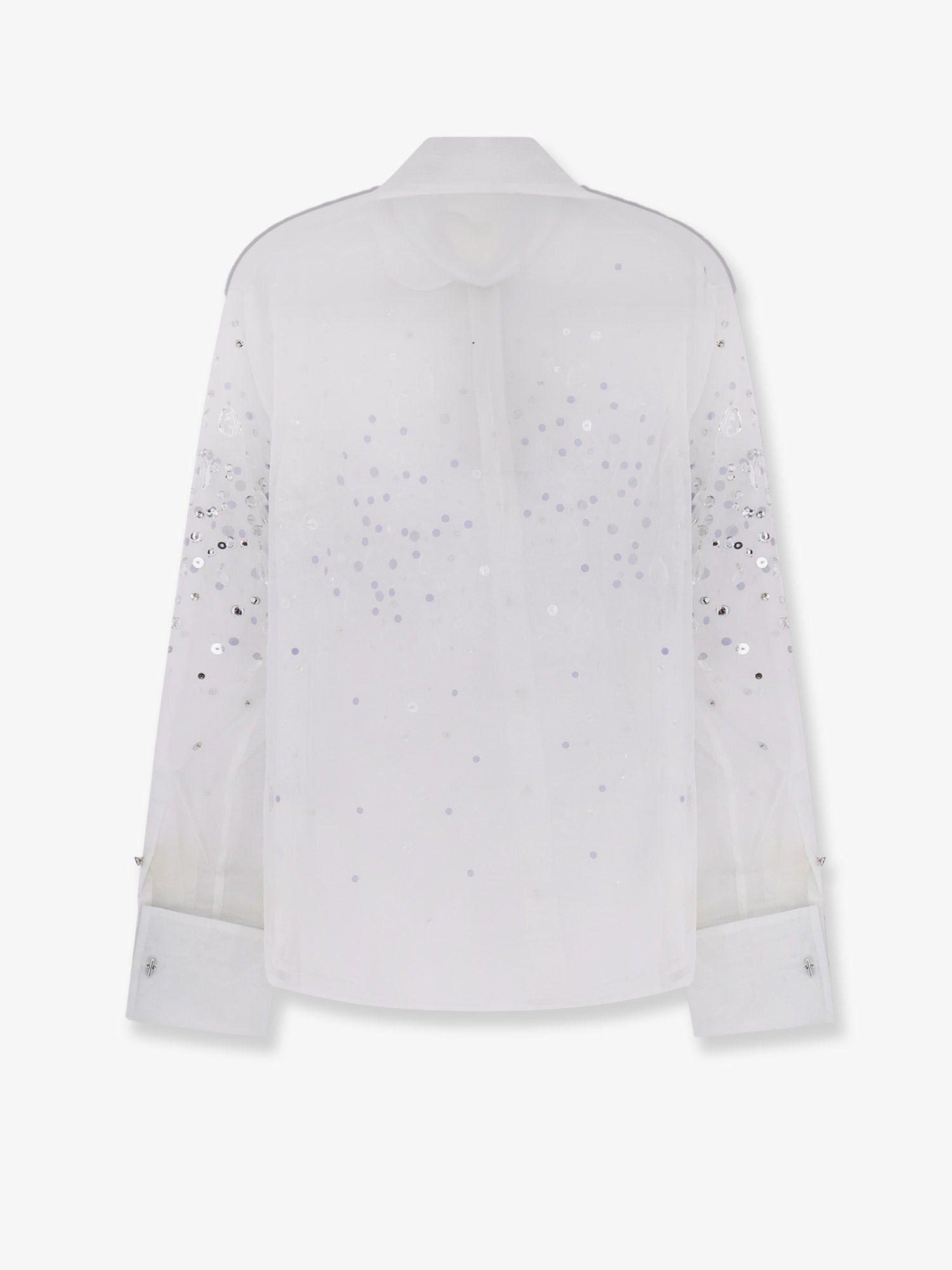 Retrofete Eugenia Shirt With All-Over Rhinestone Details Size S / US 4 / IT 40 - 2 Thumbnail