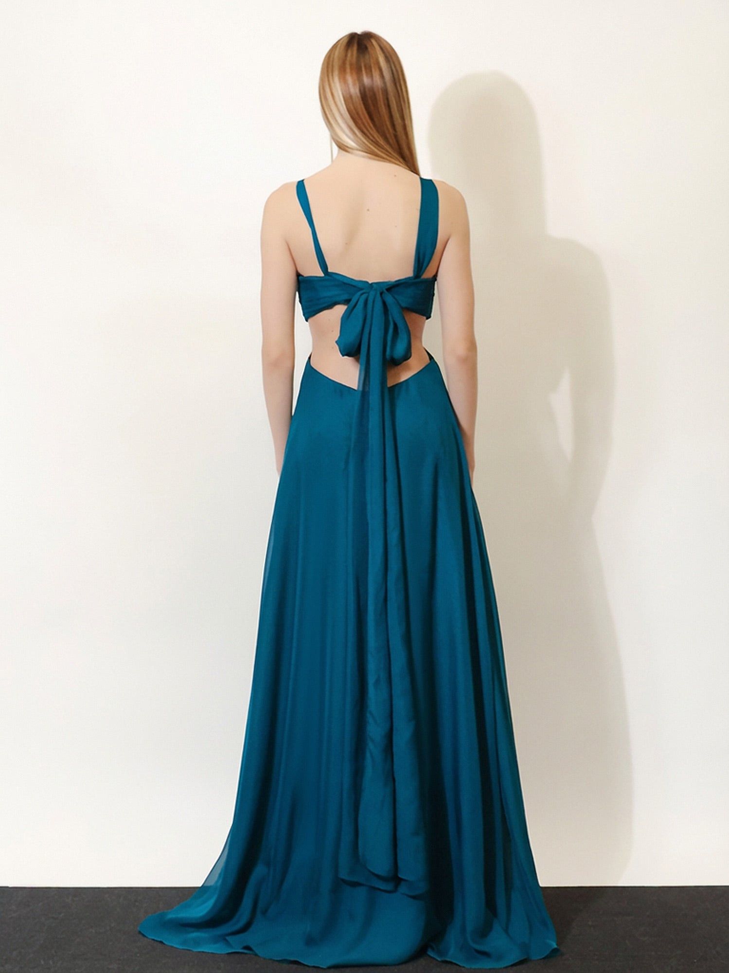 Retrofete Meira Chiffon Dress Size S / US 4 / IT 40 - 4 Thumbnail