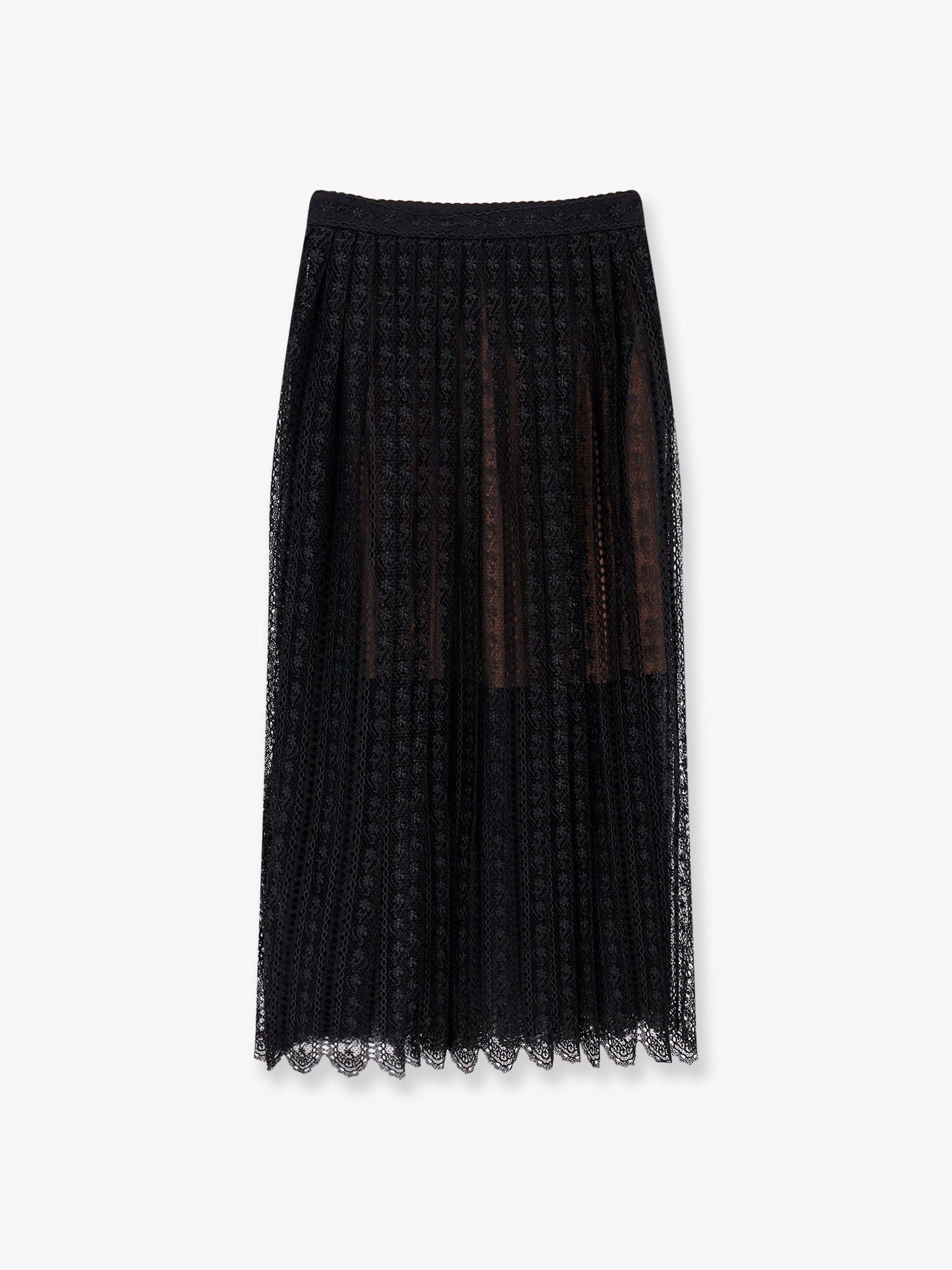 Self-Portrait Organdis And Lace Skirt Size 30" / US 8 / IT 44 - 2 Thumbnail