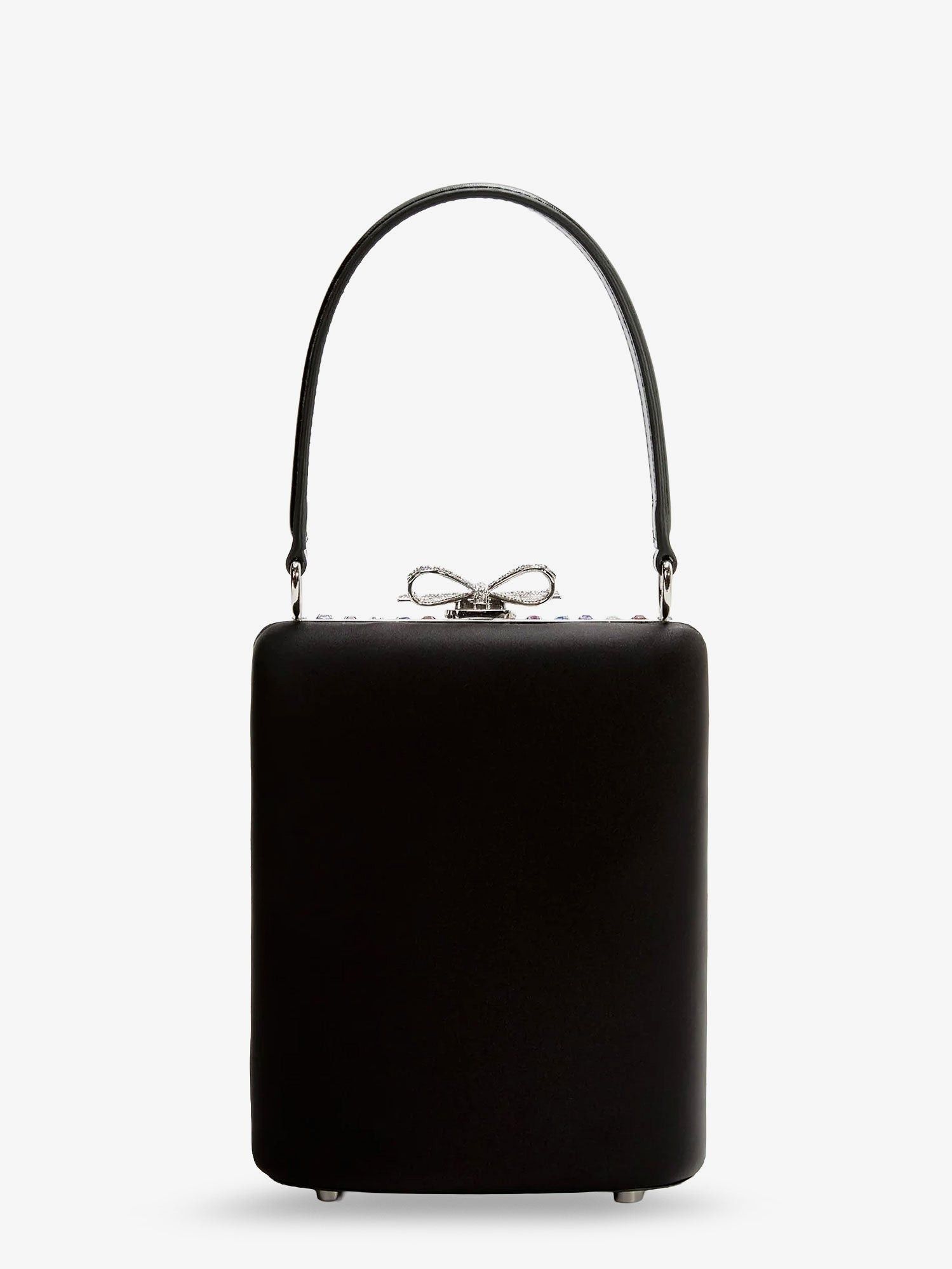 Self-Portrait Leather Crossbody Bag With All-Over Crystals Size ONE SIZE - 2 Thumbnail