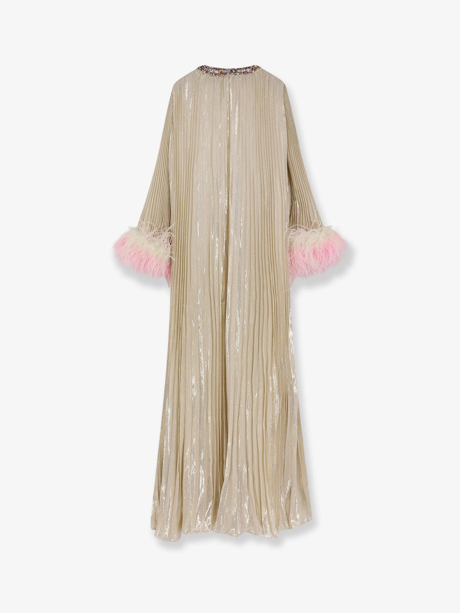 Self-Portrait Silk And Metallic Fibre Long Dress Size M / US 6-8 / IT 42-44 - 2 Thumbnail