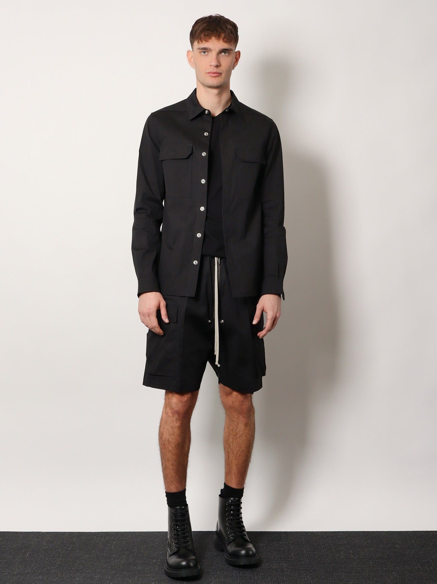 Rick Owens Overshirt Certified Cotton Shirt Size US L / EU 52-54 / 3 - 4 Thumbnail