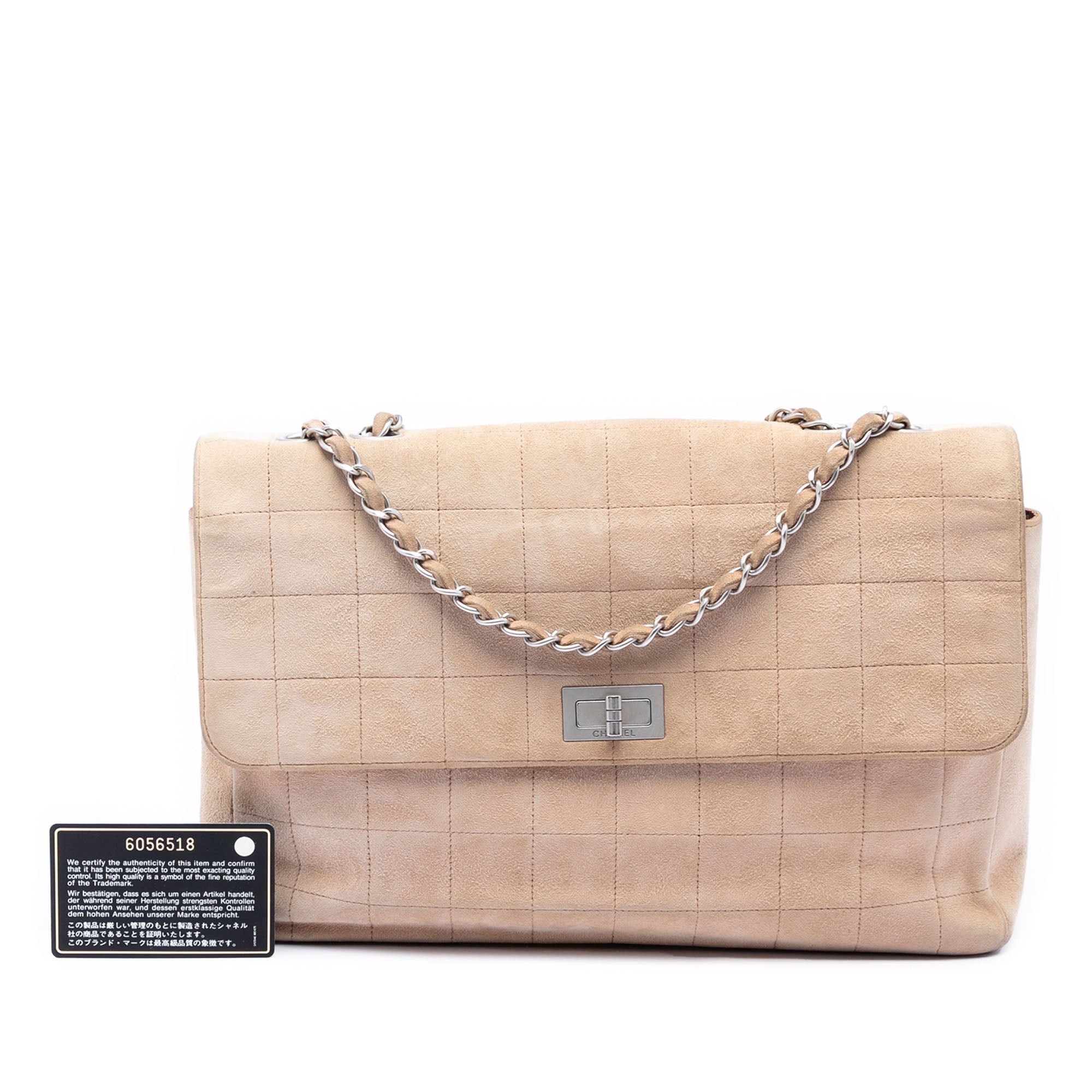Chanel Choco Bar Suede Mademoiselle Turnlock Flap Size ONE SIZE - 8 Thumbnail