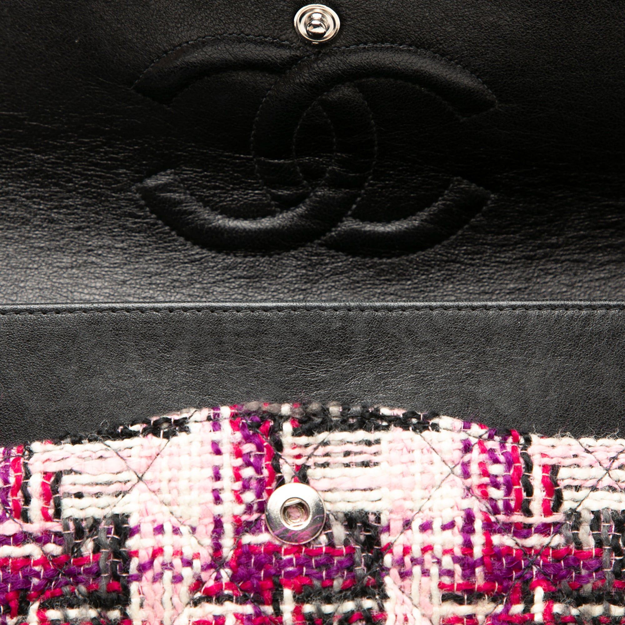Chanel Medium Classic Tweed Double Flap Size ONE SIZE - 7 Thumbnail