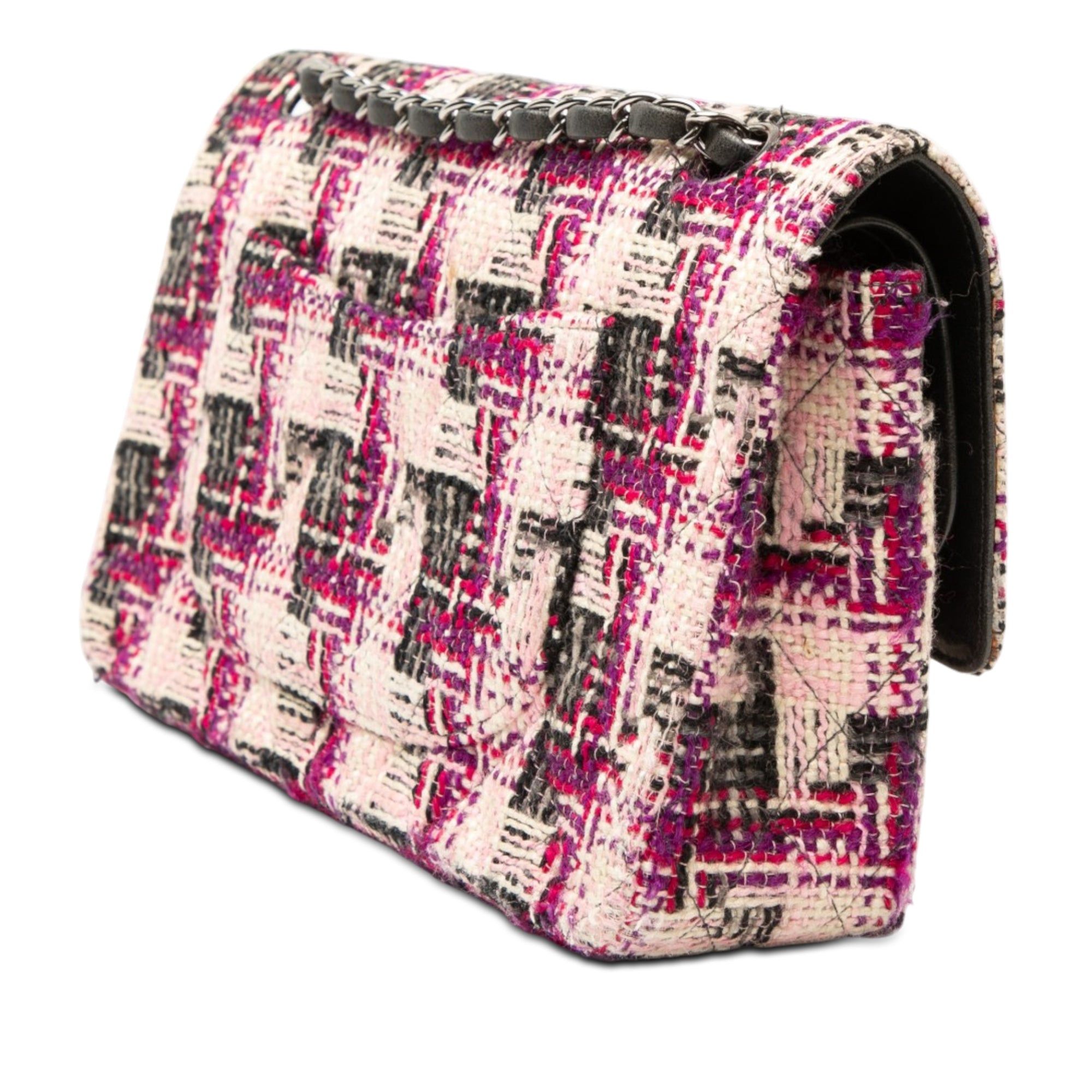 Chanel Medium Classic Tweed Double Flap Size ONE SIZE - 2 Thumbnail