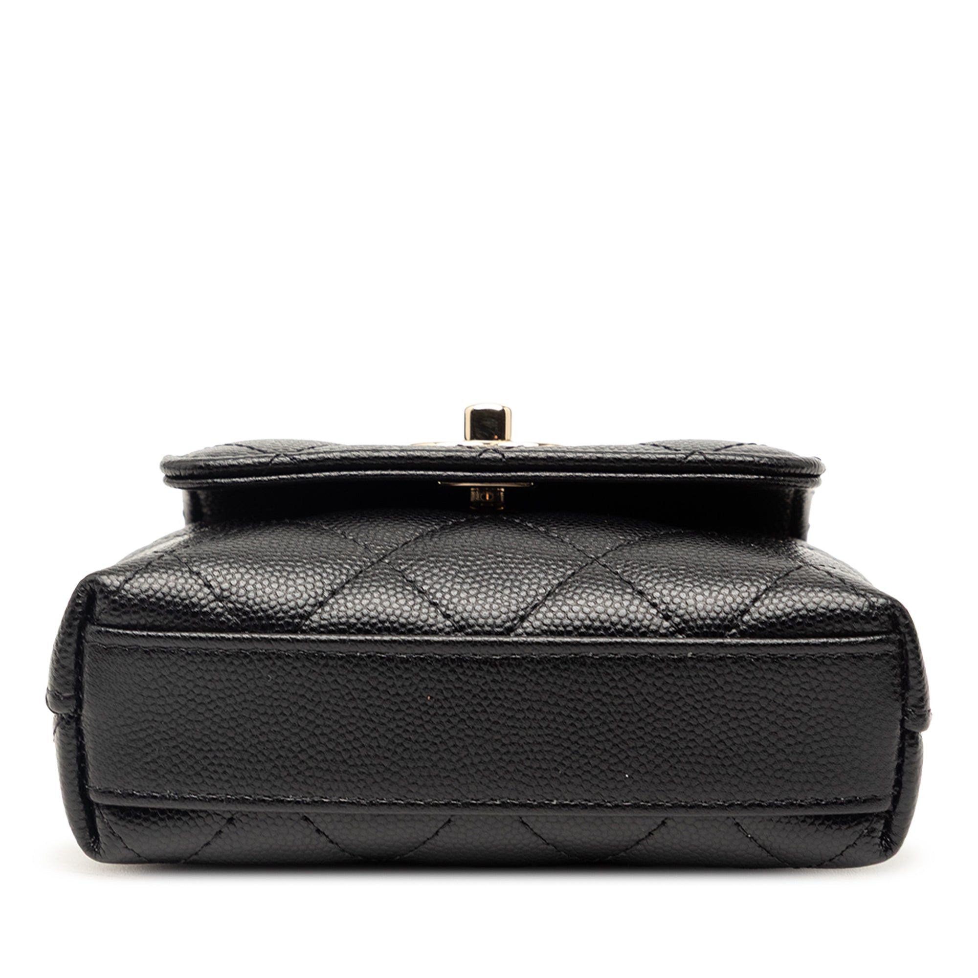 Chanel Nano Quilted Caviar Coco Top Handle Bag Size ONE SIZE - 3 Thumbnail