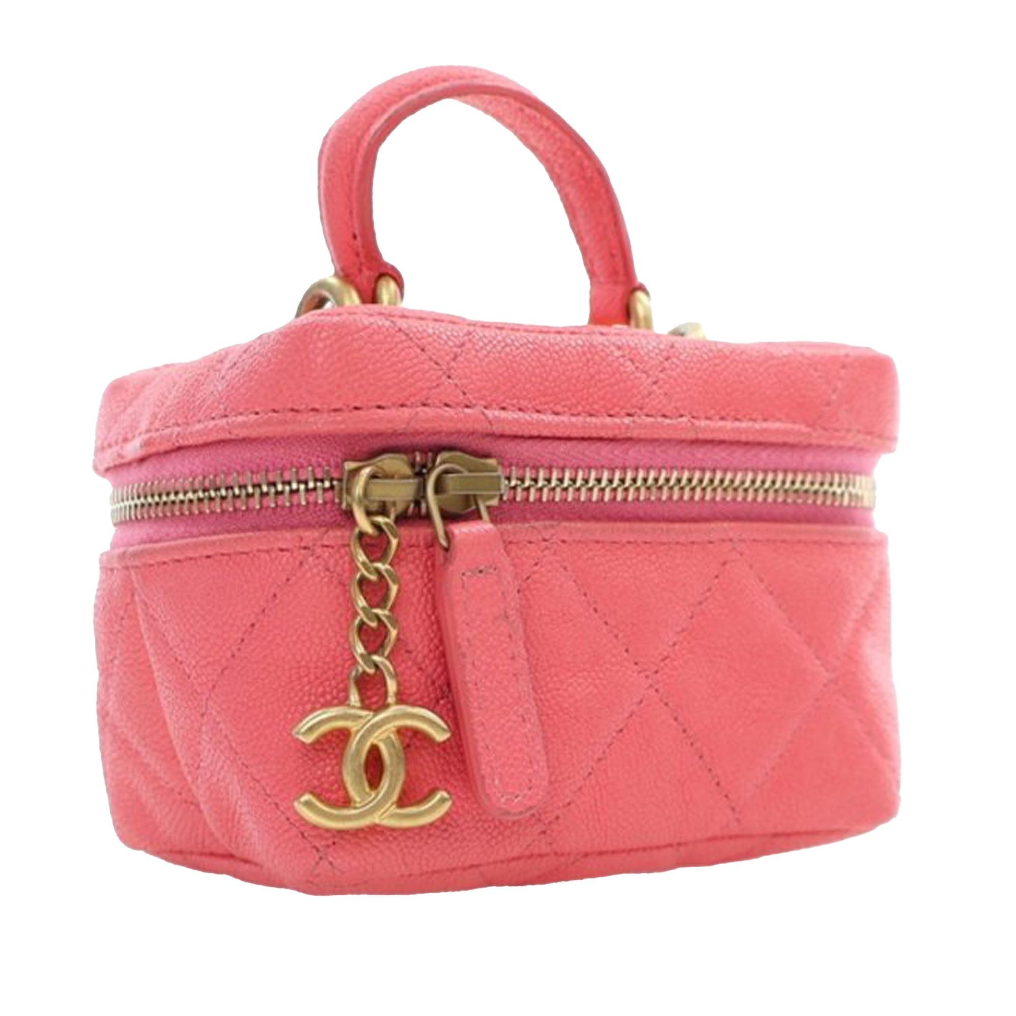 Chanel Mini CC Caviar Top Handle Vanity Case Size ONE SIZE - 11 Thumbnail