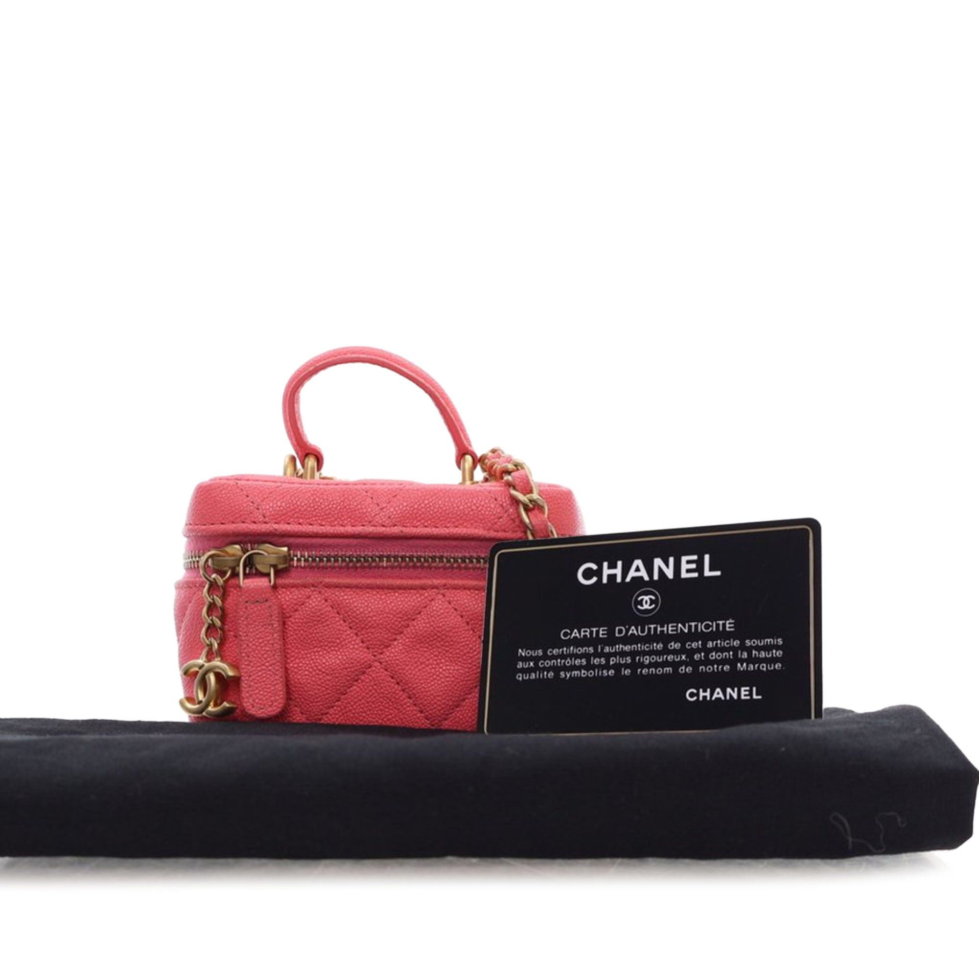 Chanel Mini CC Caviar Top Handle Vanity Case Size ONE SIZE - 15 Thumbnail