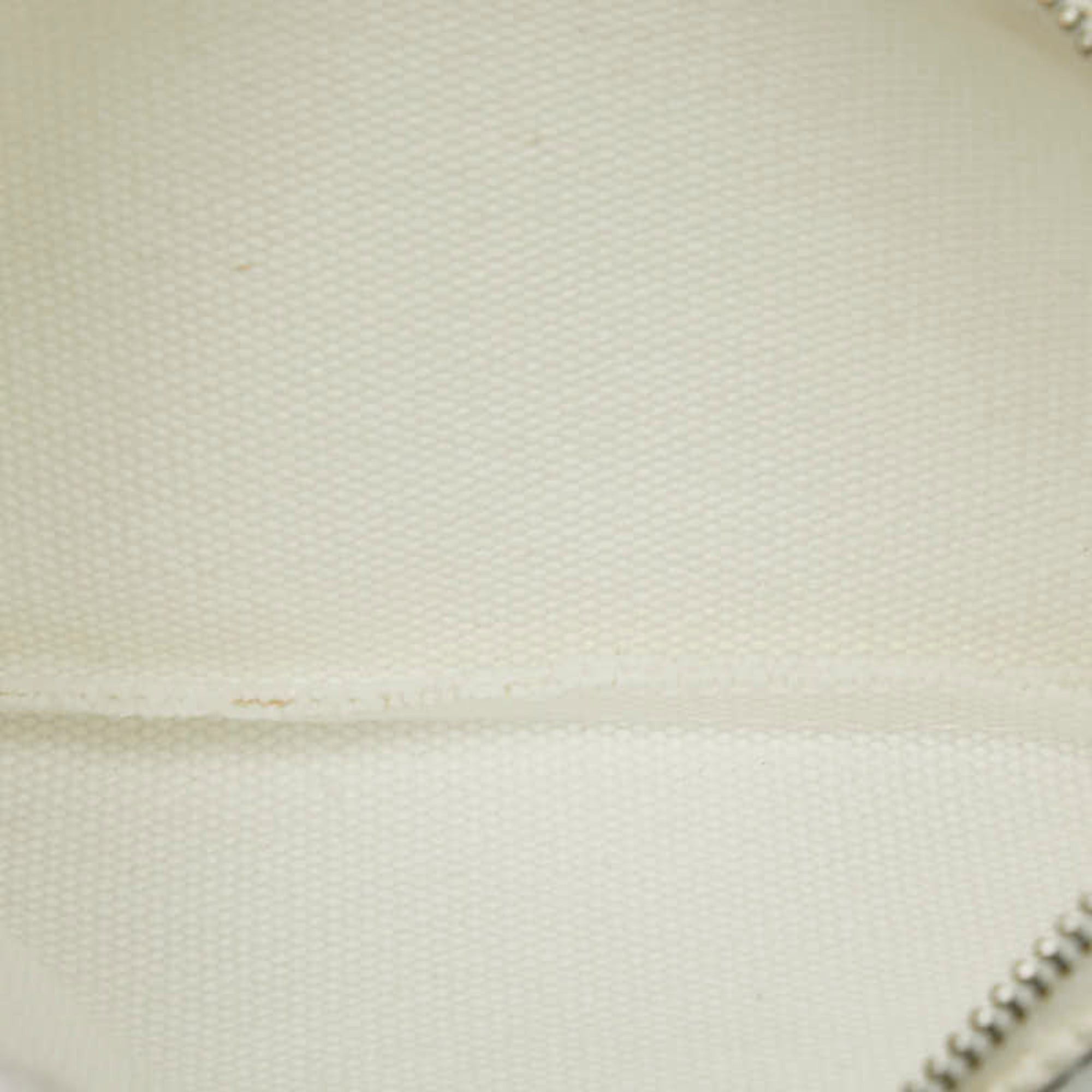 Louis Vuitton Louis Vuitton Fondation LOUIS VUITTON Handbag Pouch Cosmetic Small Item Case White Cotton Women's Size ONE SIZE - 6 Thumbnail