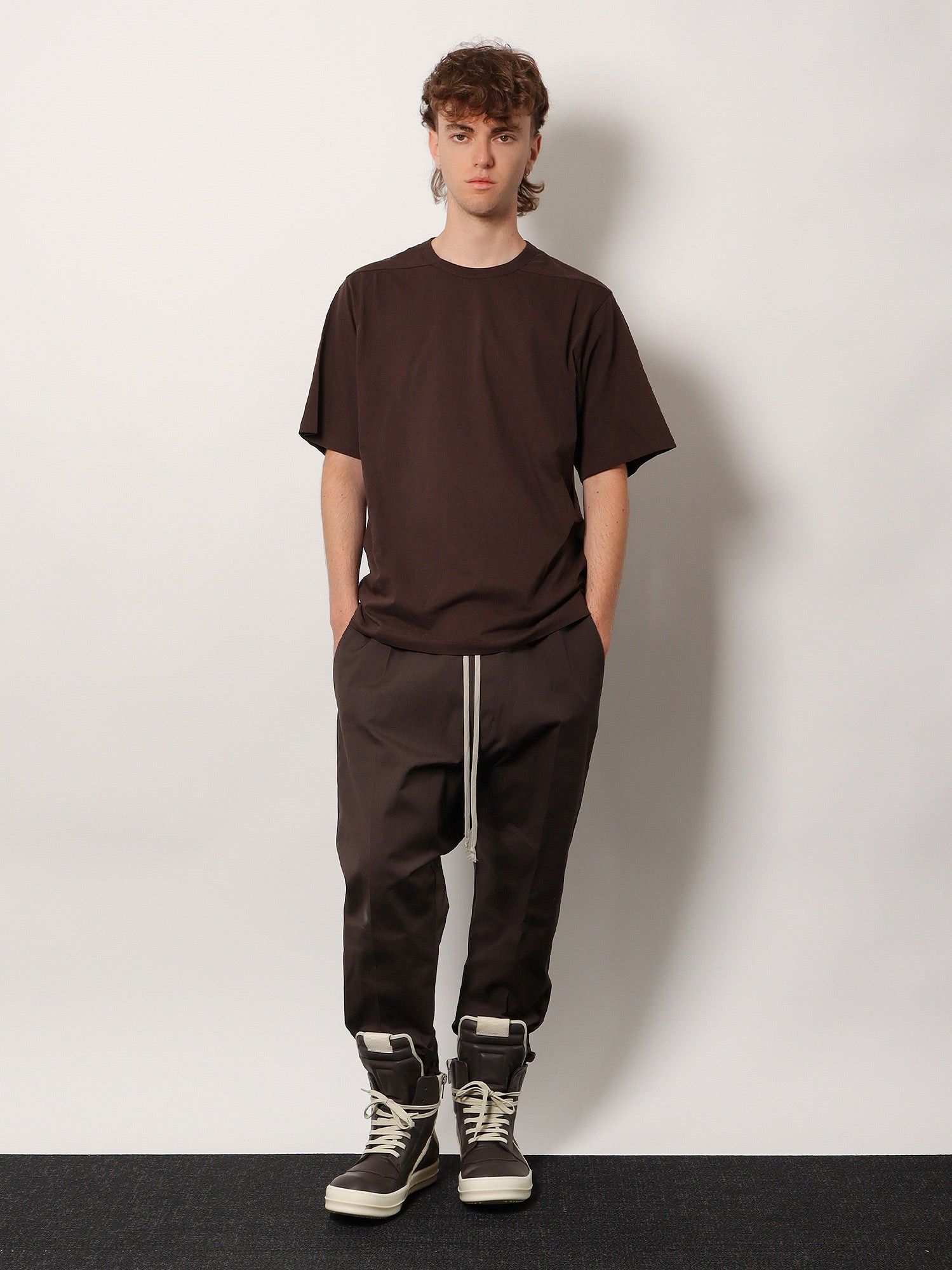 Rick Owens Brad T Cotton T-Shirt Size US M / EU 48-50 / 2 - 4 Thumbnail