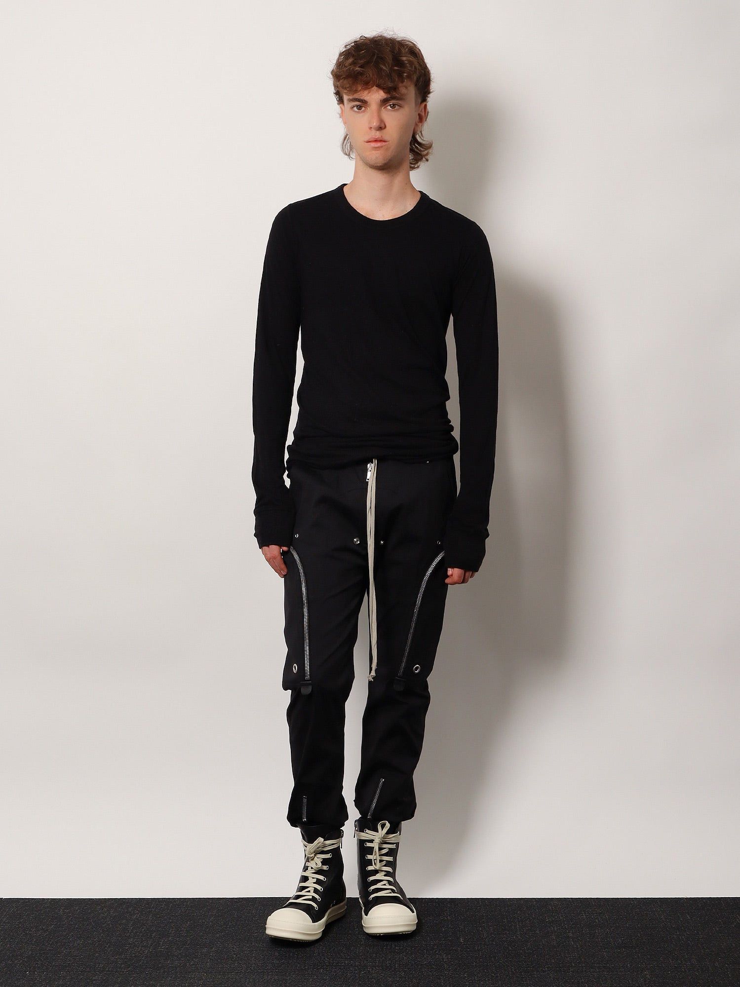 Rick Owens Basic Ls T Viscose Blend T-Shirt Size US L / EU 52-54 / 3 - 4 Thumbnail