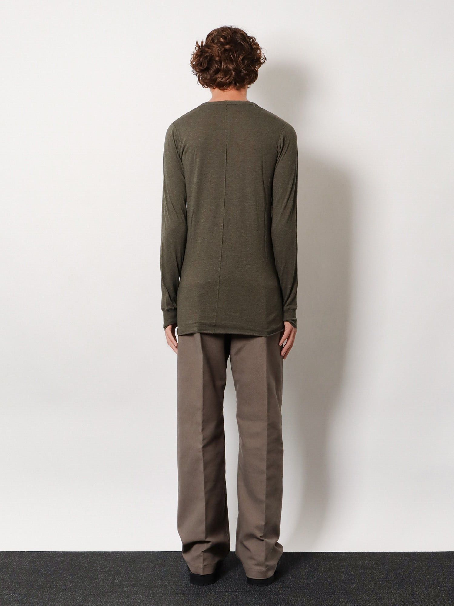 Rick Owens Basic Ls T Viscose Blend T-Shirt Size US M / EU 48-50 / 2 - 5 Thumbnail
