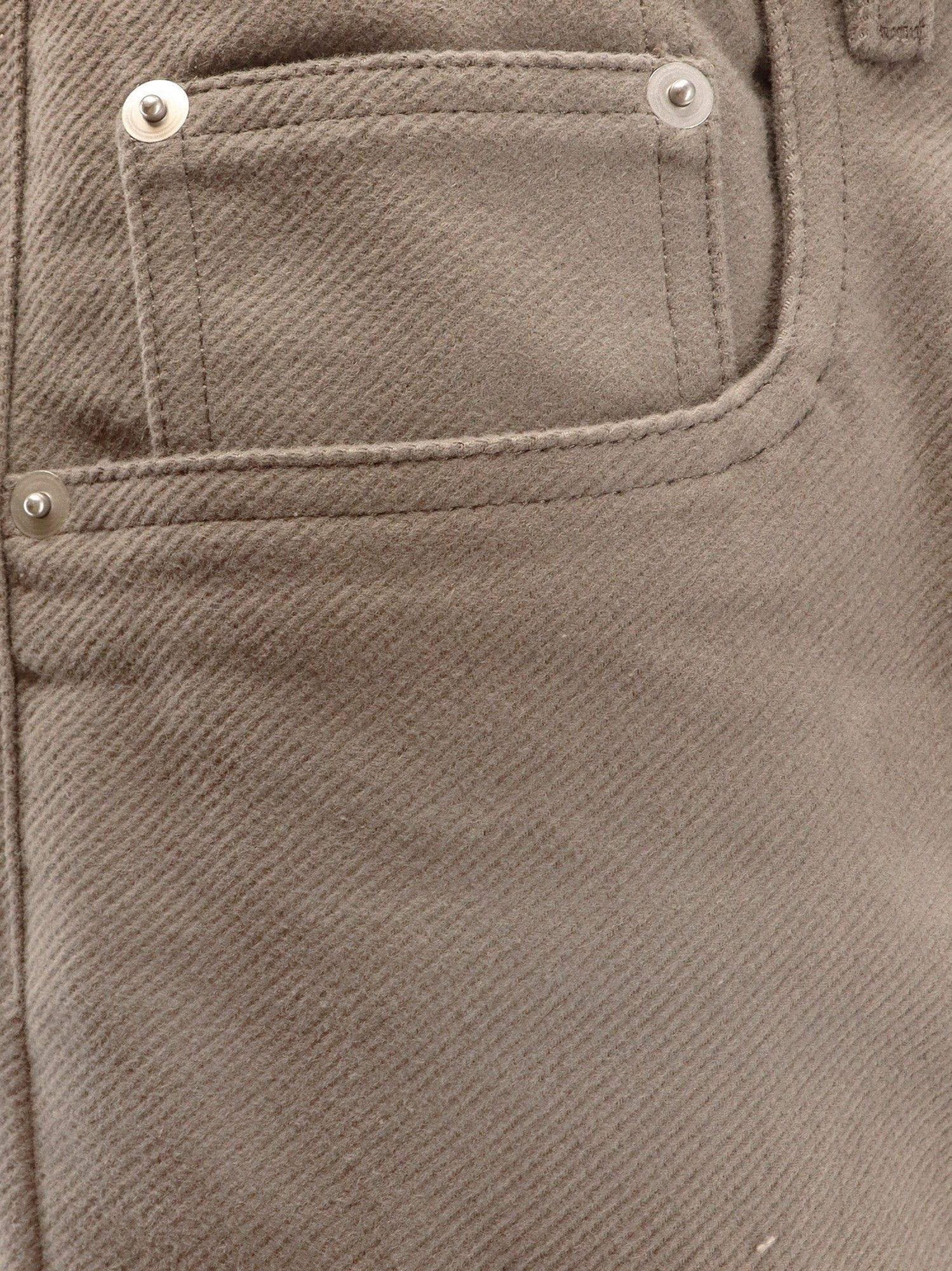 Rick Owens Geth Certified Cotton Trousers Size US 33 - 3 Thumbnail