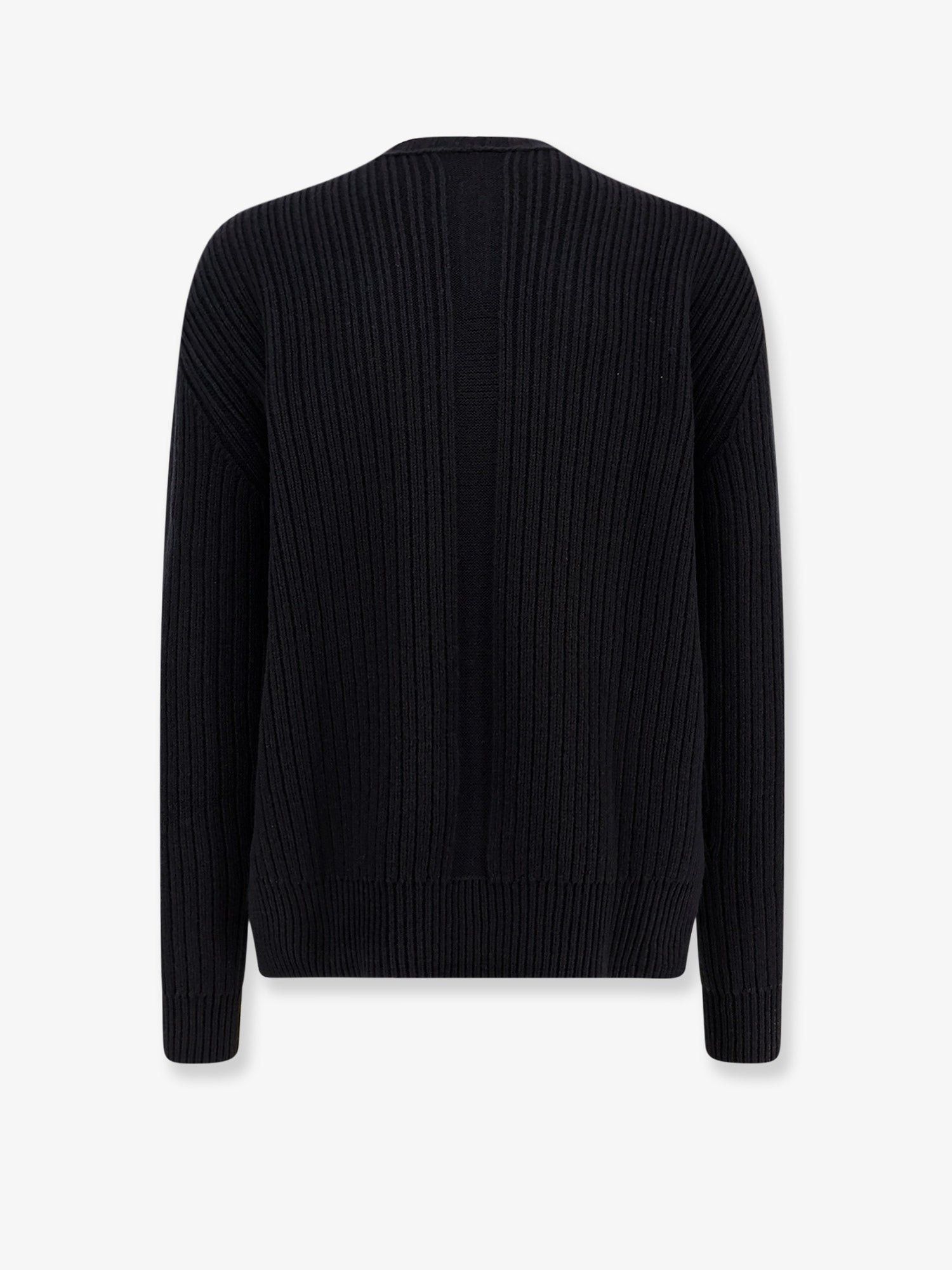 Rick Owens Fisherman Round Neck Virgin Wool Sweater Size US M / EU 48-50 / 2 - 2 Thumbnail