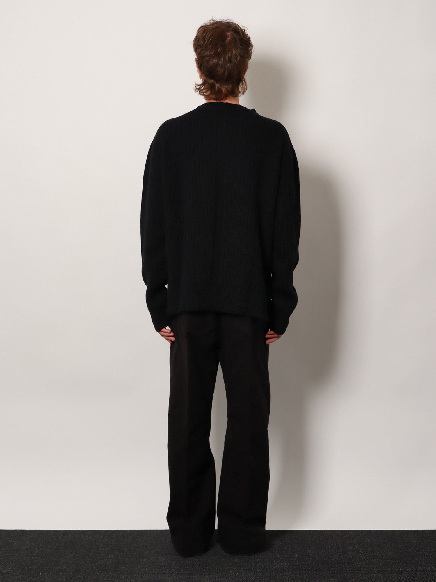 Rick Owens Fisherman Round Neck Virgin Wool Sweater Size US M / EU 48-50 / 2 - 5 Thumbnail
