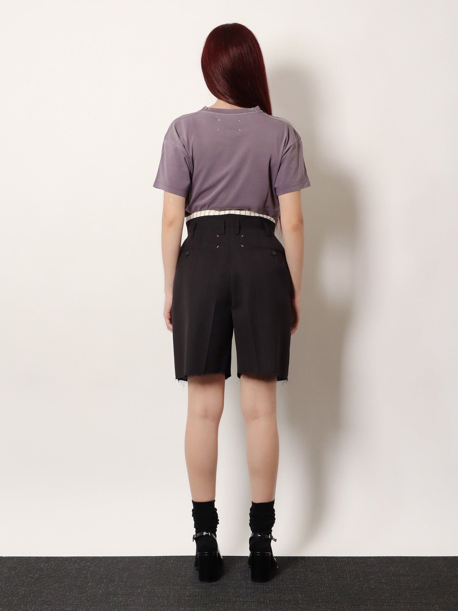 Maison Margiela Striped Virgin Wool Shorts Size 32" / US 10 / IT 46 - 4 Thumbnail