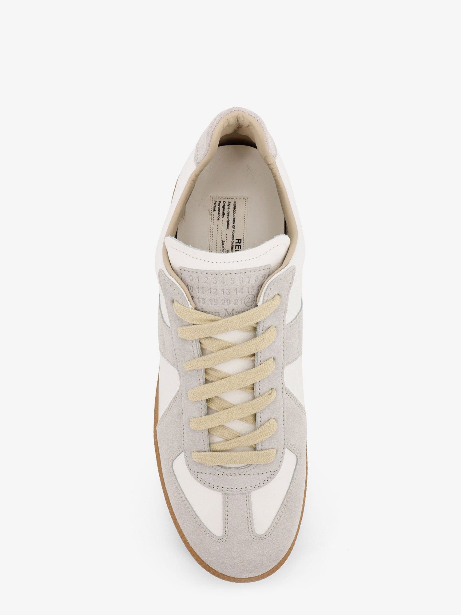 Maison Margiela Replica Leather And Suede Low-Top Sneakers Size US 7 / EU 40 - 5 Thumbnail