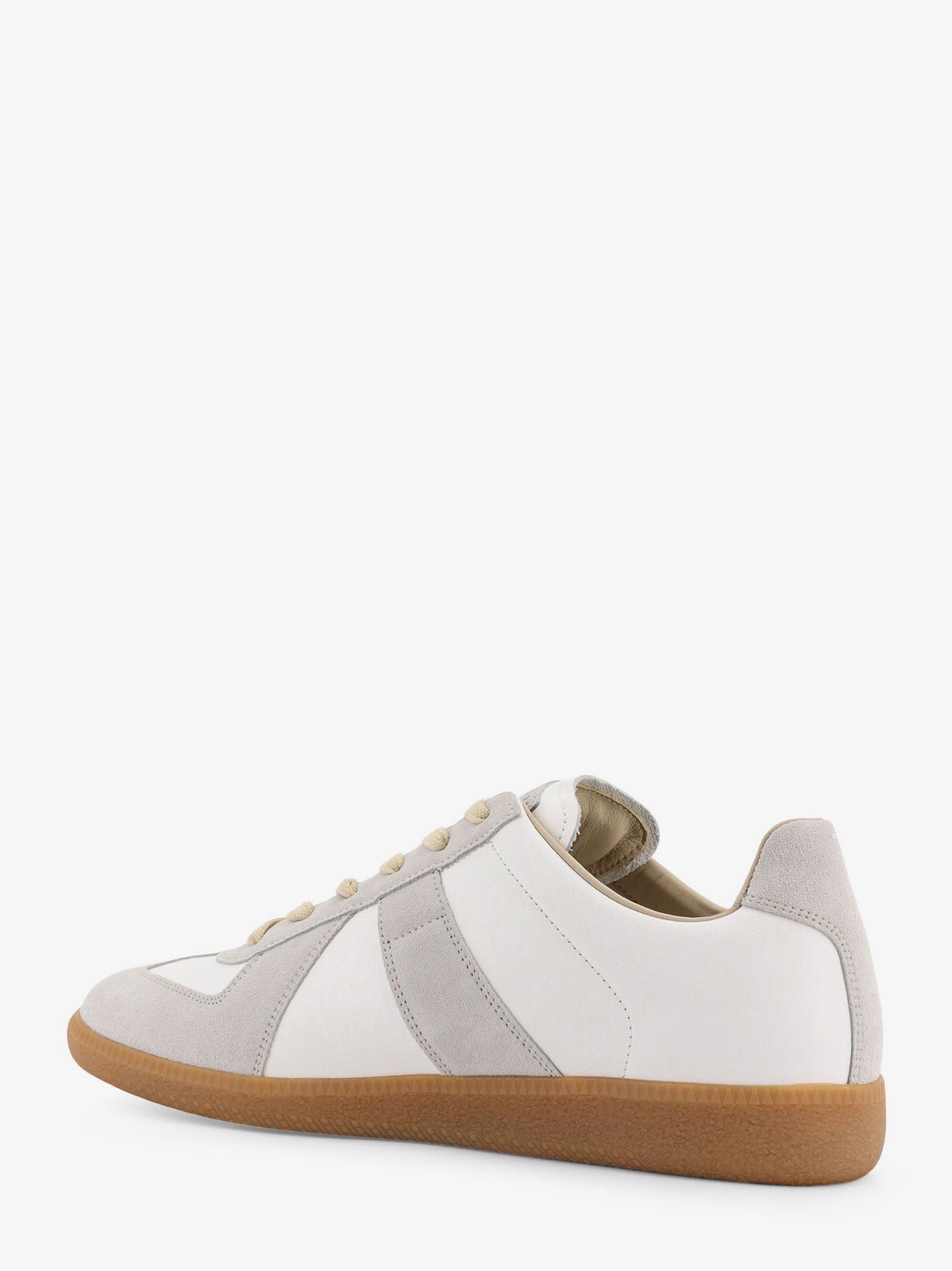 Maison Margiela Replica Leather And Suede Low-Top Sneakers Size US 7 / EU 40 - 3 Thumbnail