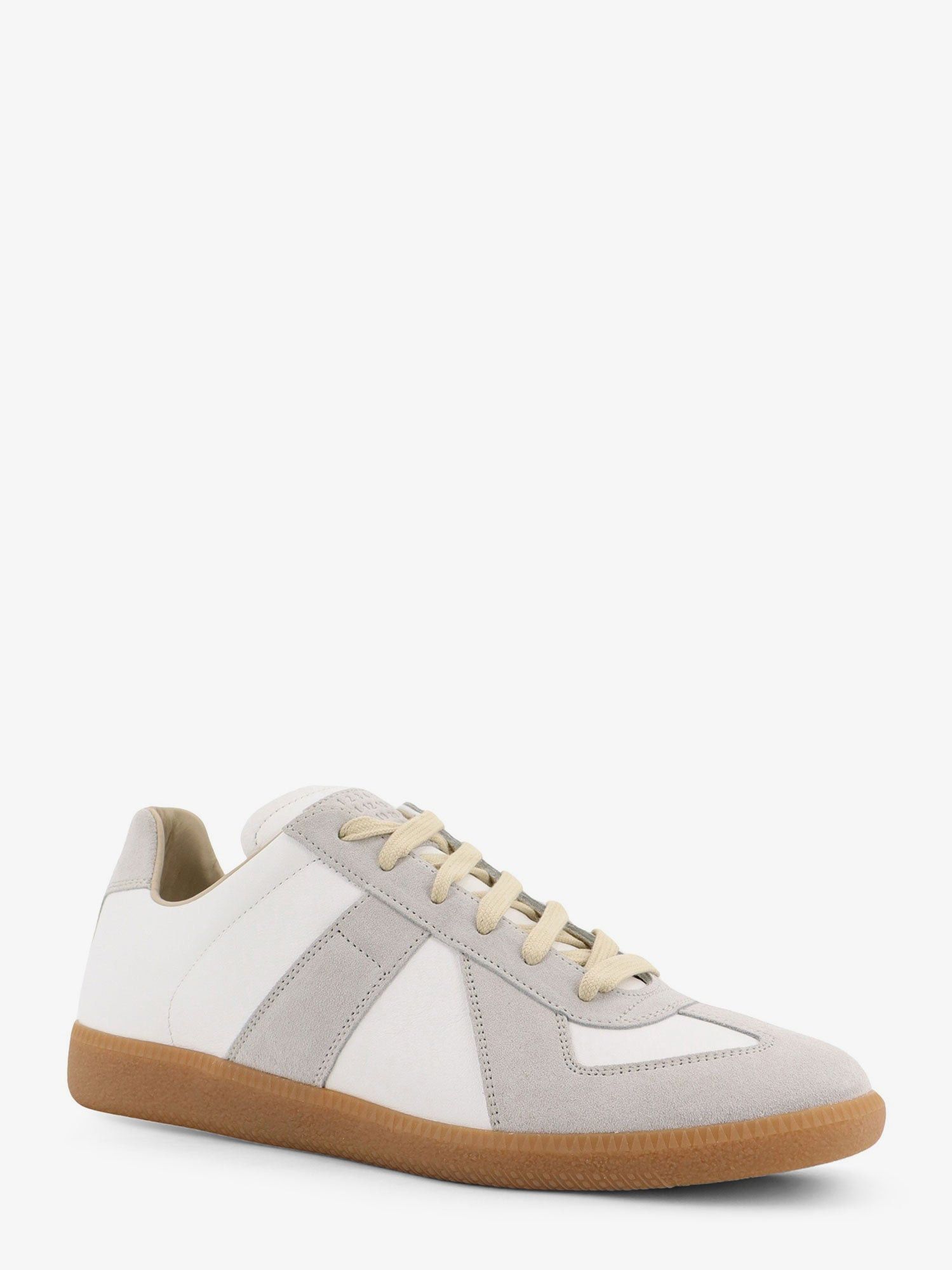 Maison Margiela Replica Leather And Suede Low-Top Sneakers Size US 7 / EU 40 - 2 Thumbnail