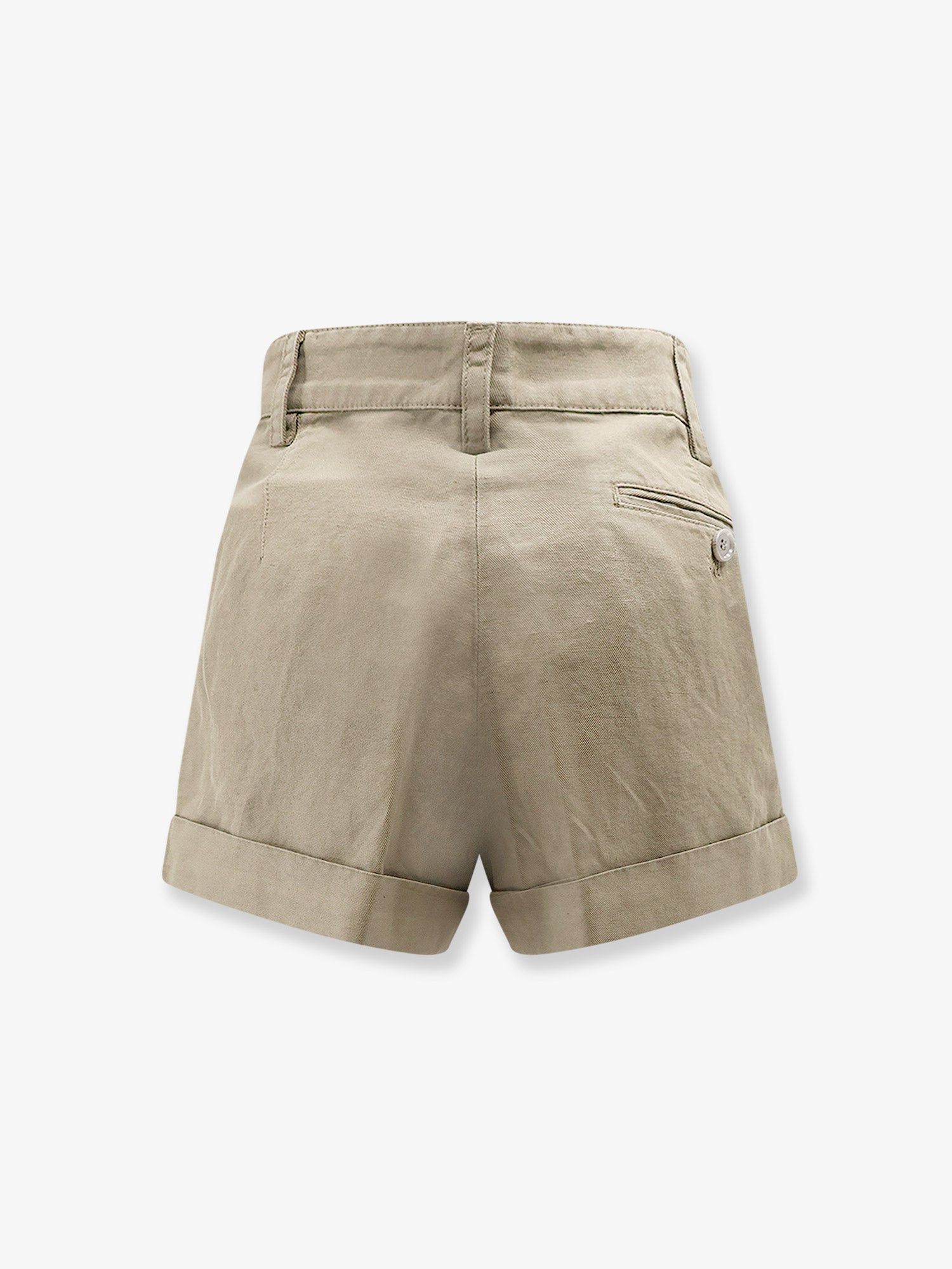 Aspesi Cotton And Linen Shorts Size 28" / US 6 / IT 42 - 2 Thumbnail