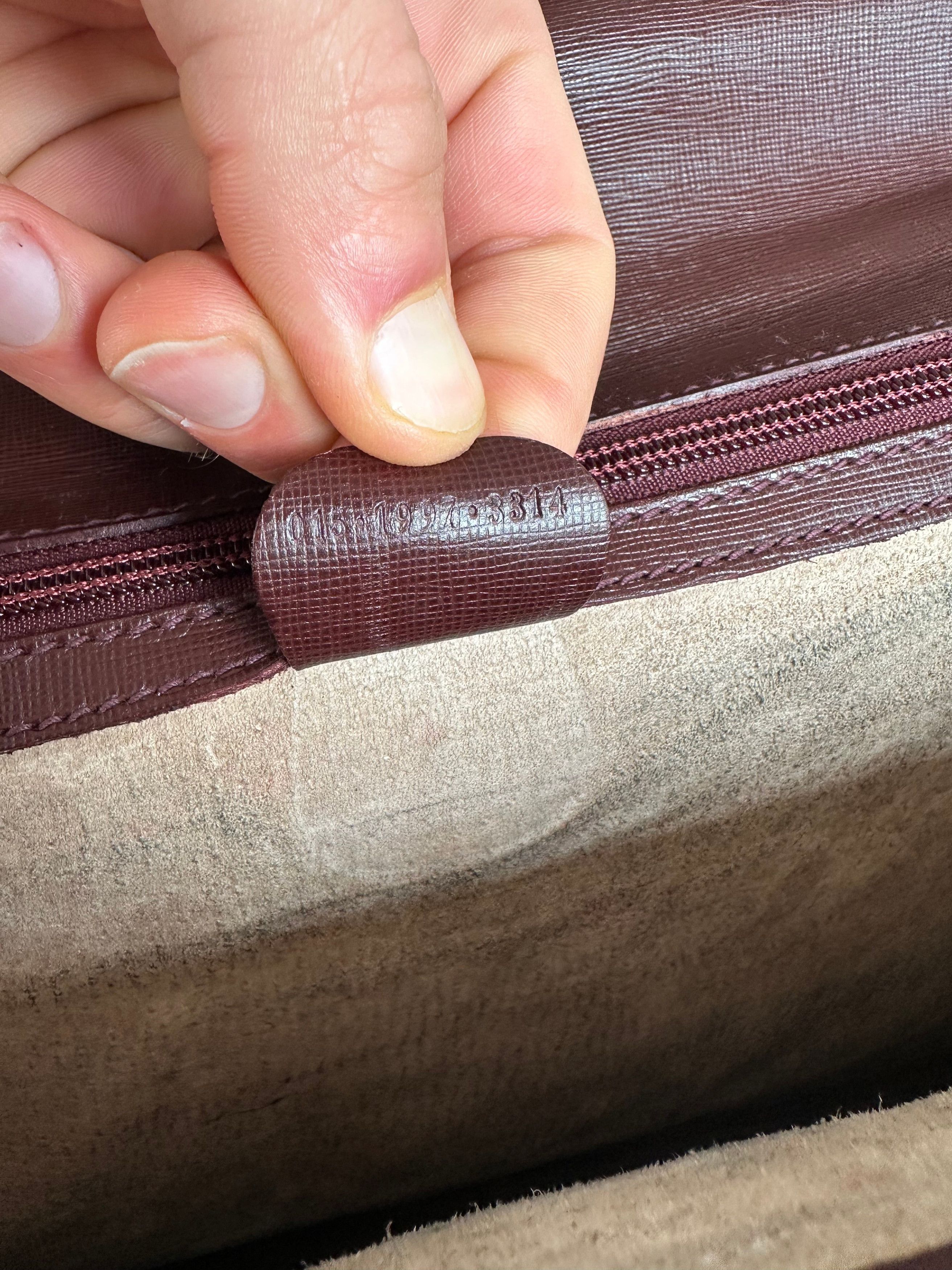 Gucci Vintage 2Way Leather Briefcase Burgundy Size ONE SIZE - 5 Thumbnail
