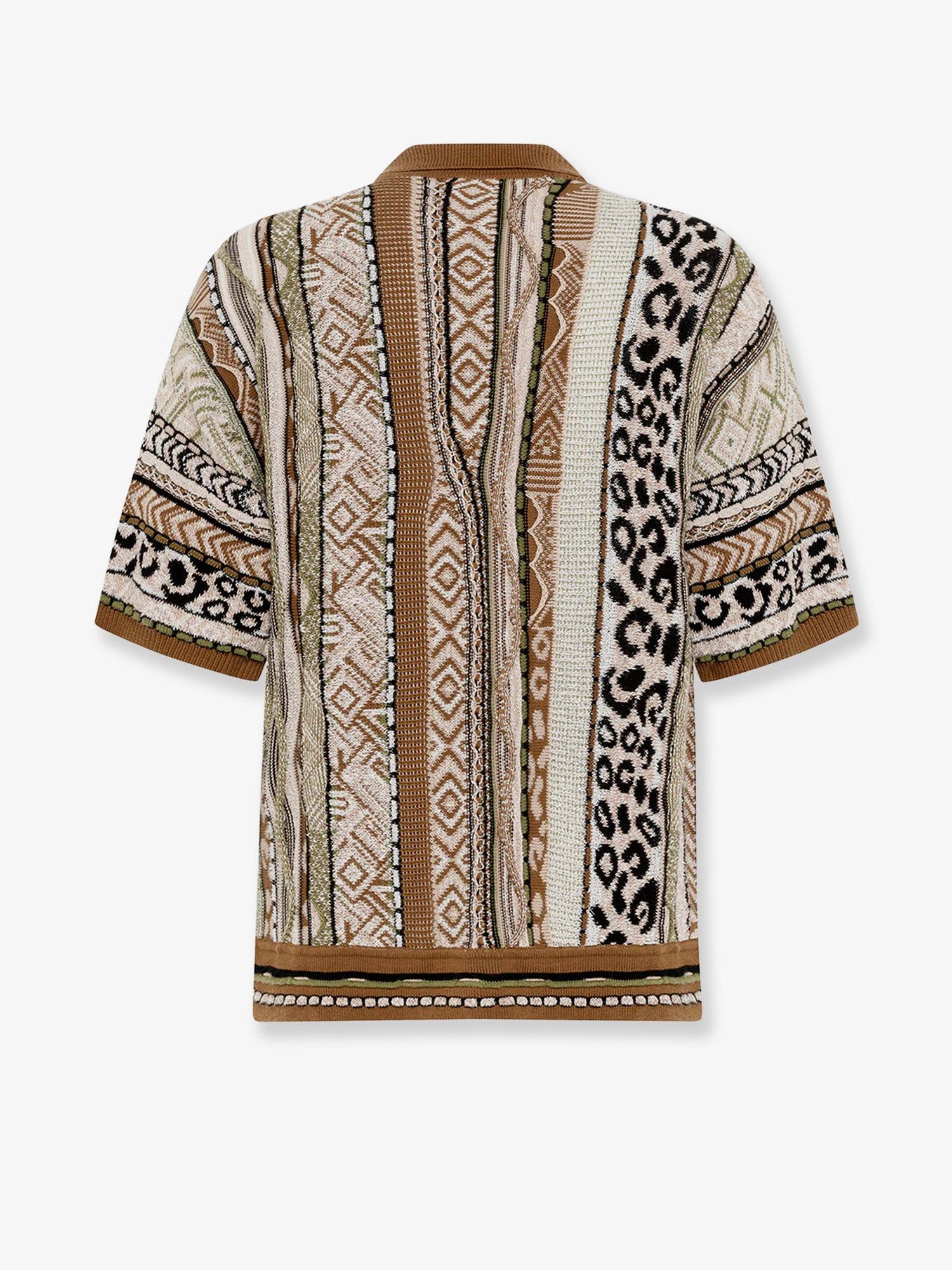 Laneus Multicolor Knitted Shirt Size US XL / EU 56 / 4 - 2 Thumbnail