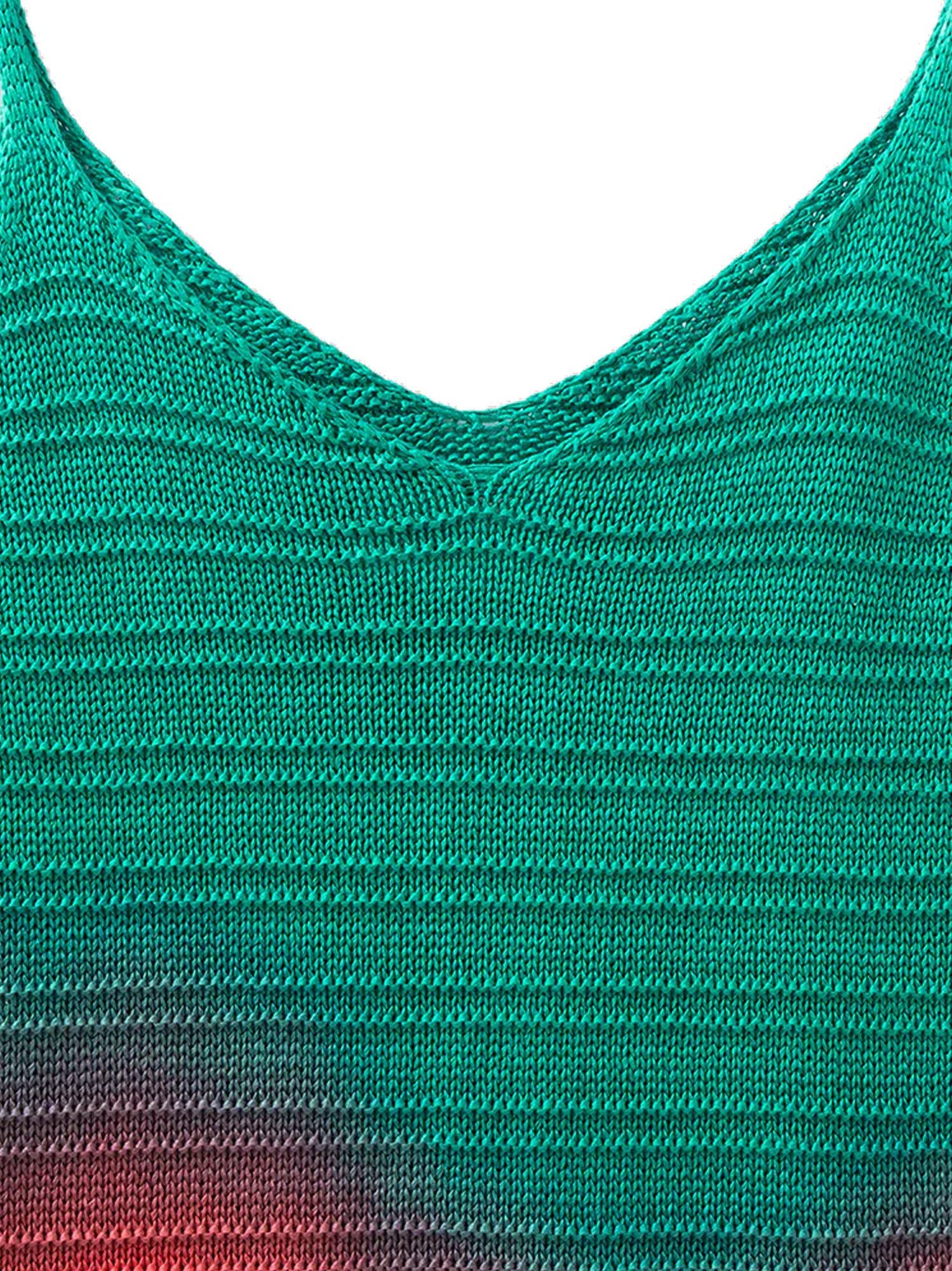 Laneus Multicolor Cotton Dress Size XS / US 0-2 / IT 36-38 - 3 Thumbnail