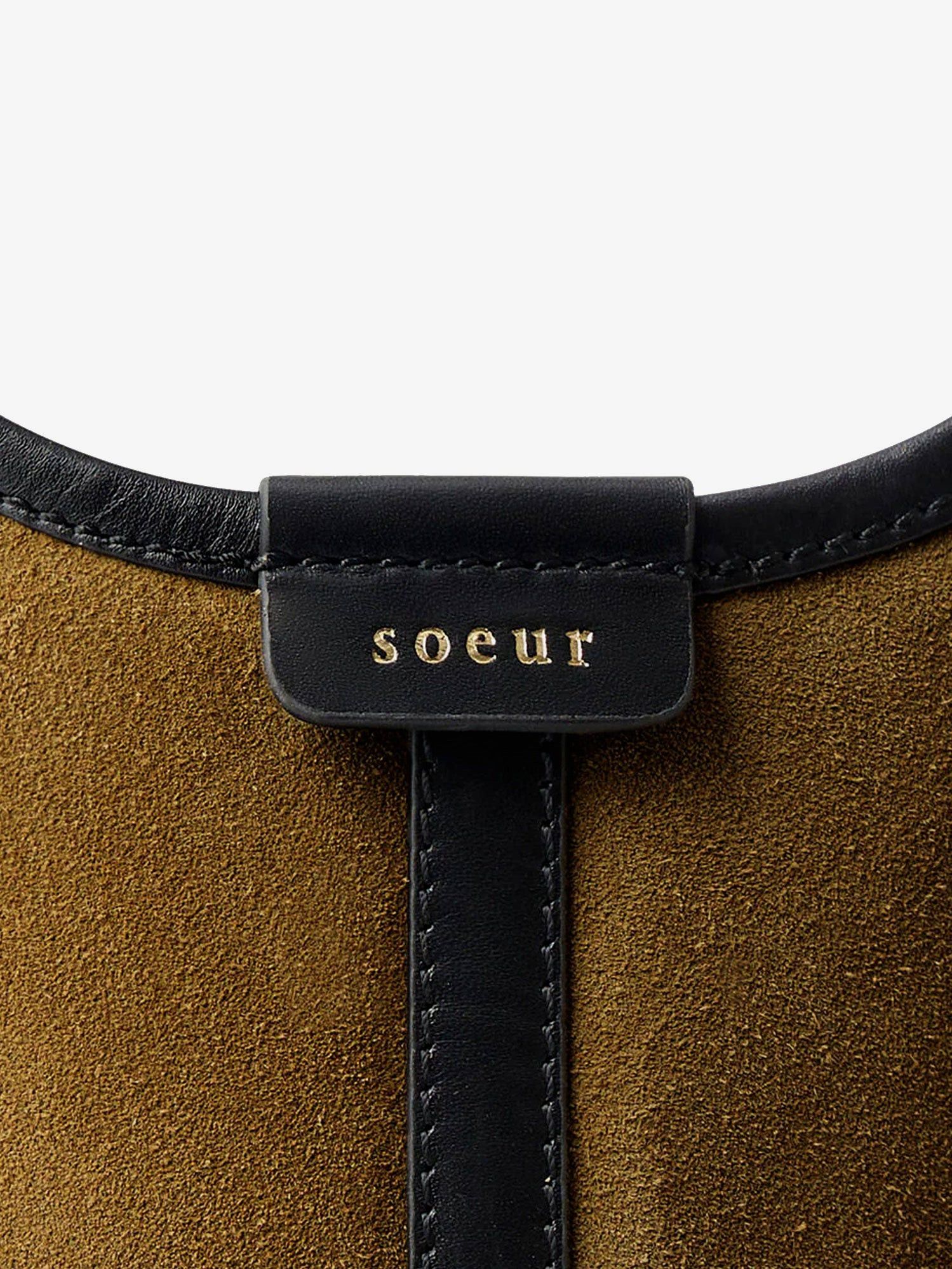 Soeur Douce Suede And Leather Shoulder Bag Size ONE SIZE - 4 Thumbnail