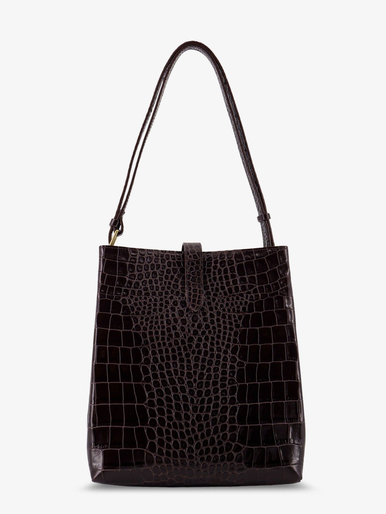 Soeur Bello Leather Shoulder Bag With Croco Effect Size ONE SIZE - 3 Thumbnail