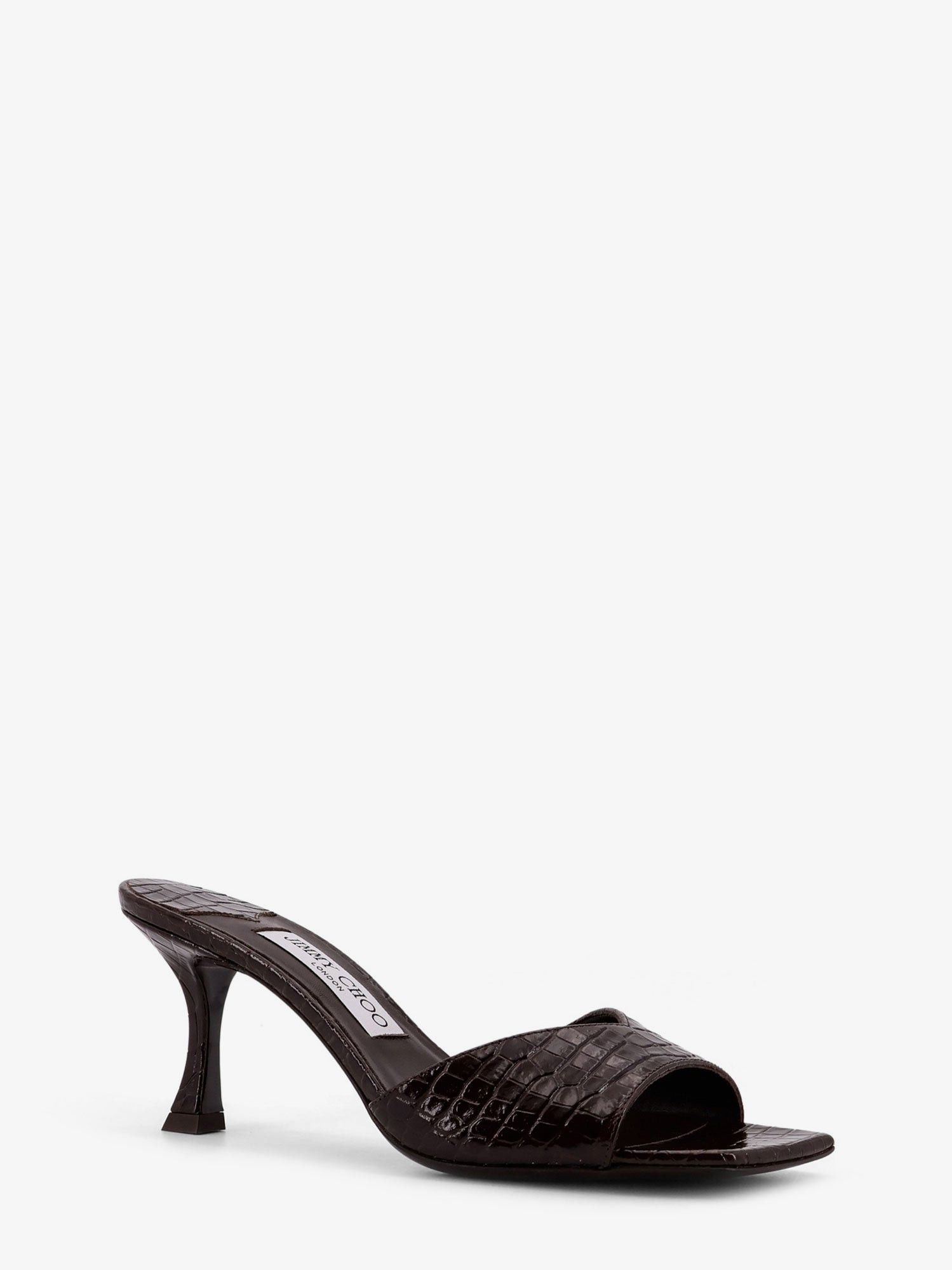 Jimmy Choo Skye Printed Leather Sandals Size US 7 / IT 37 - 2 Thumbnail