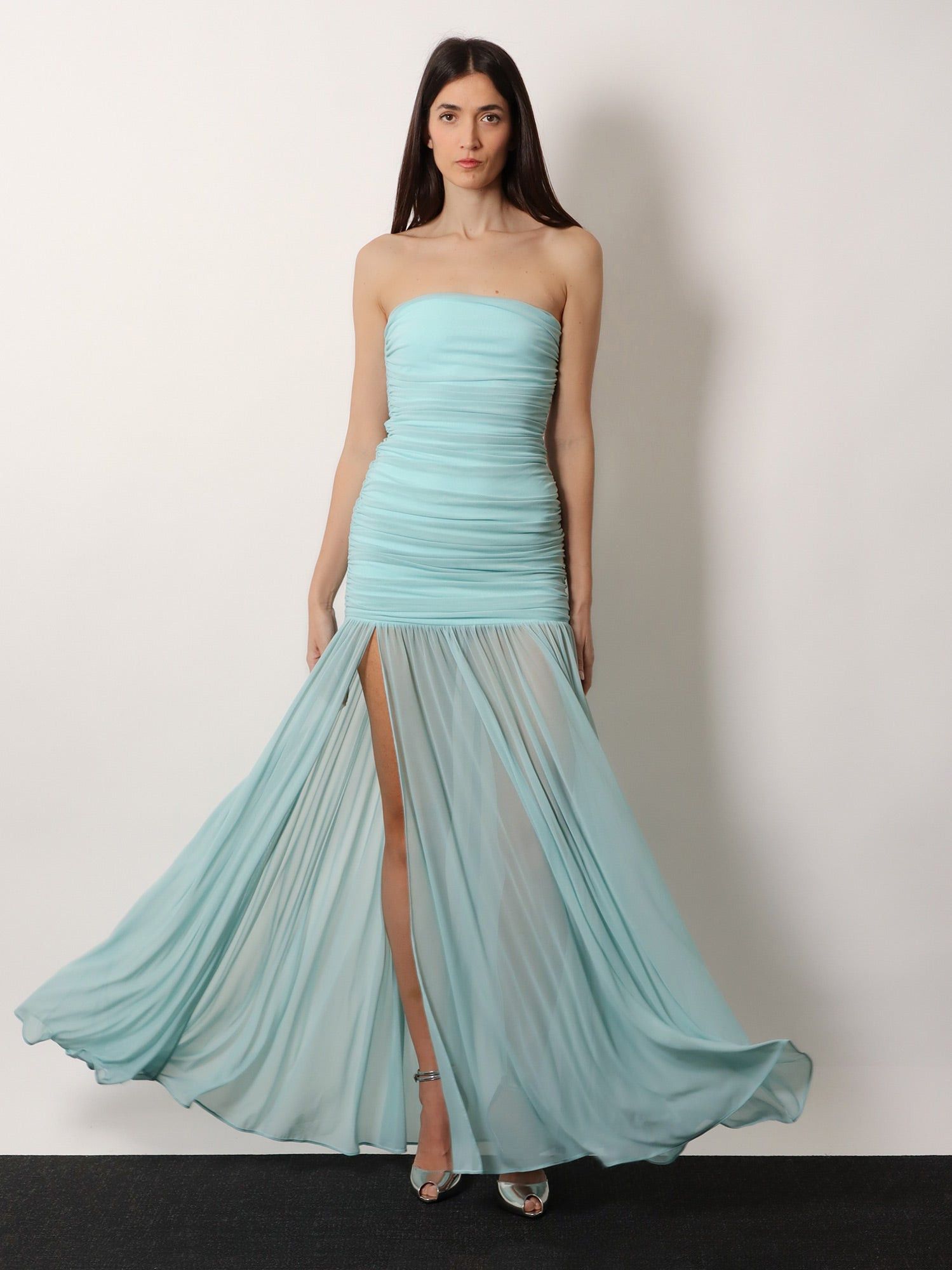 Retrofete Stretch Fabric Adele Long Dress Size L / US 10 / IT 46 - 2 Thumbnail