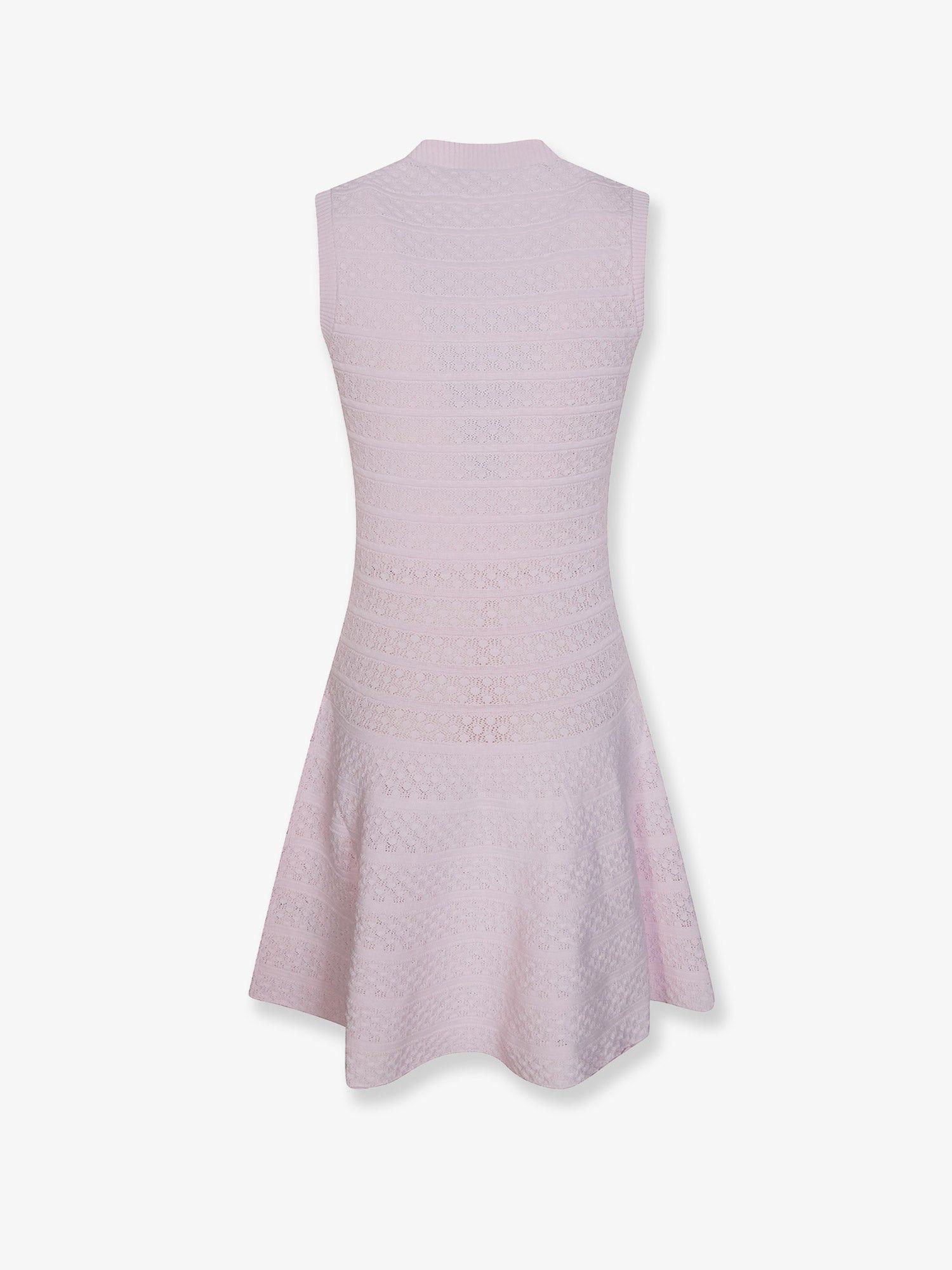 Self-Portrait Pointelle Diamante Knit Dress Size XS / US 0-2 / IT 36-38 - 2 Thumbnail